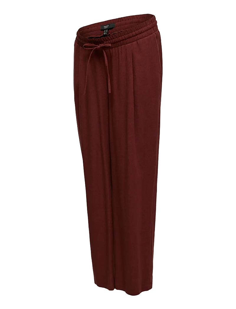 Vero Moda Maternity - VMMJESMILO WIDE PANTS WVN GA - leinenhosen - andorra - 0