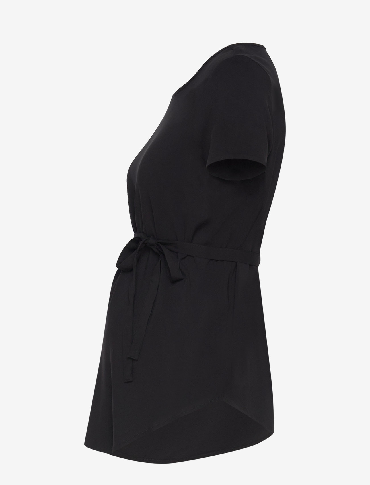 Vero Moda Maternity - VMMBELLA SS TOP WVN GA NOOS - overdele - black - 2