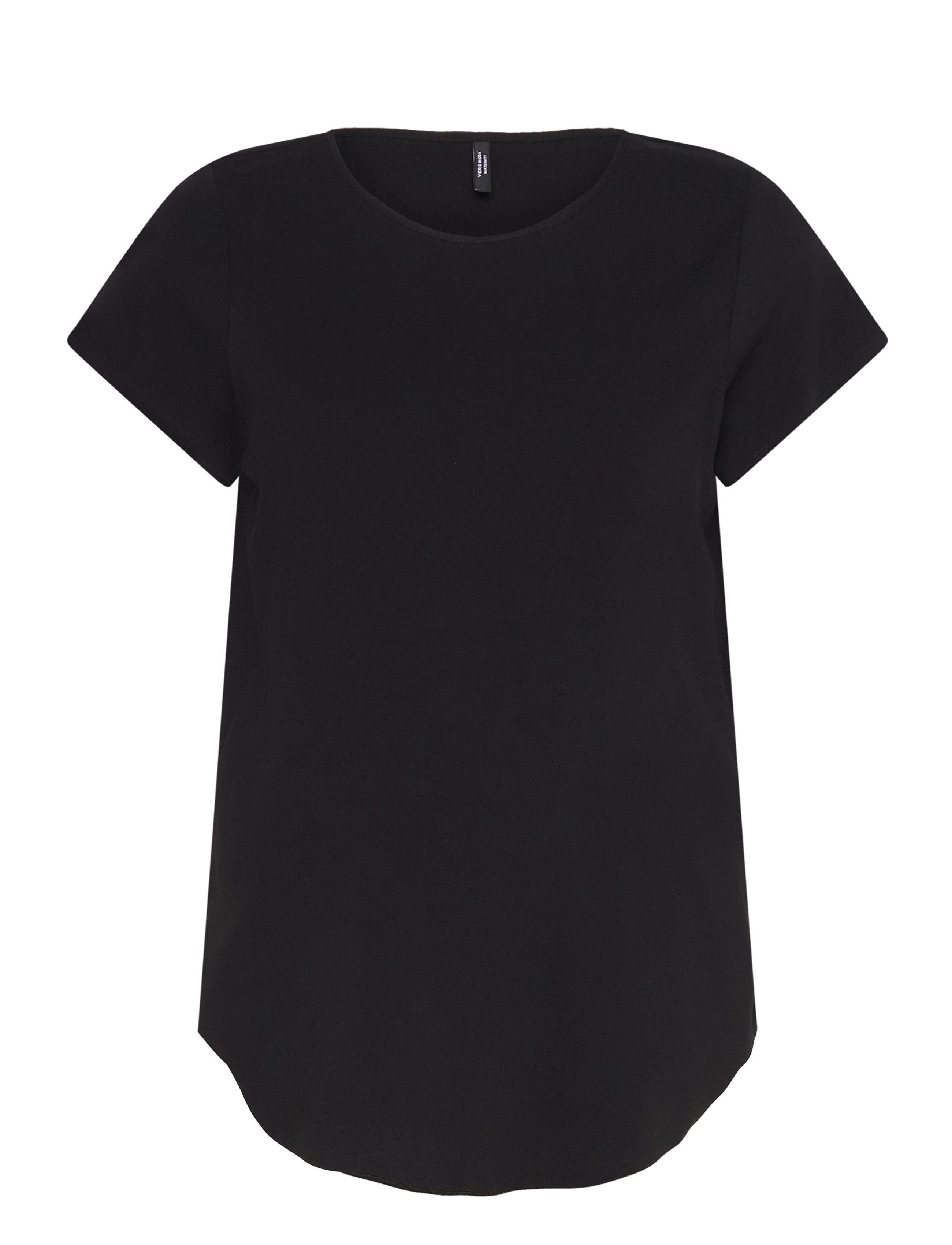 Vero Moda Maternity - VMMBELLA SS TOP WVN GA NOOS - oberteile - black - 4