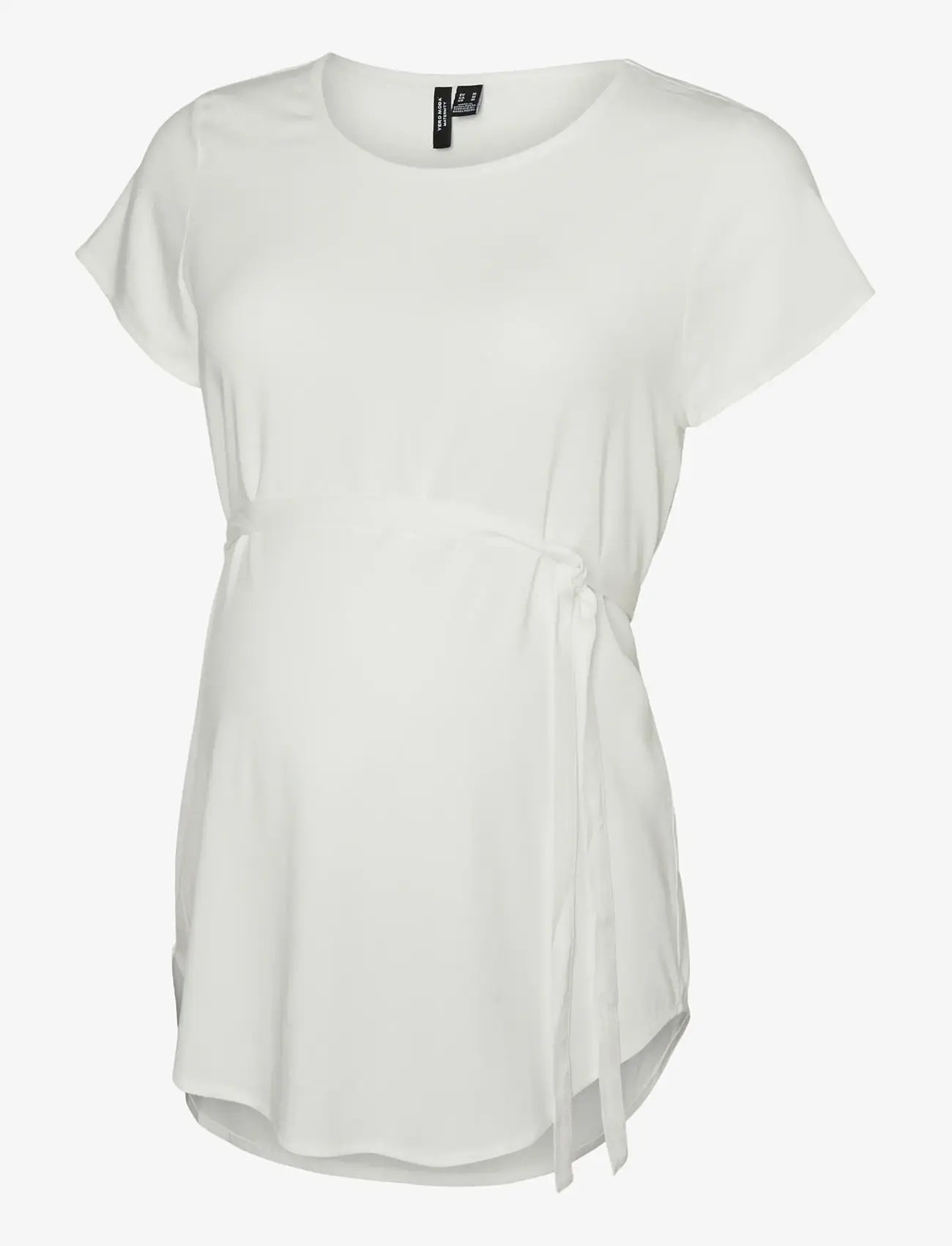 Vero Moda Maternity - VMMBELLA SS TOP WVN GA NOOS - overdele - snow white - 1