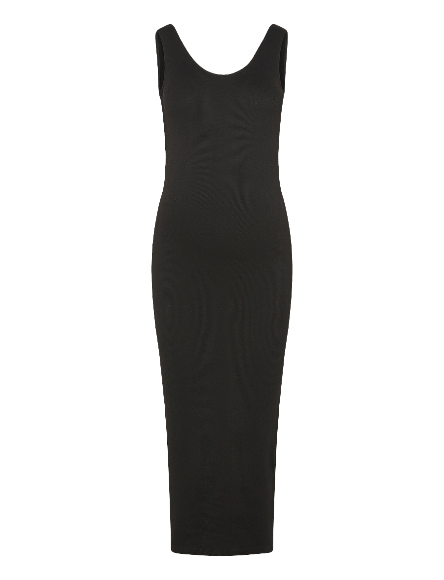 Vero Moda Maternity - VMMISA SL SEAMLESS MIDI RIB DRESS NOOS - black - 0