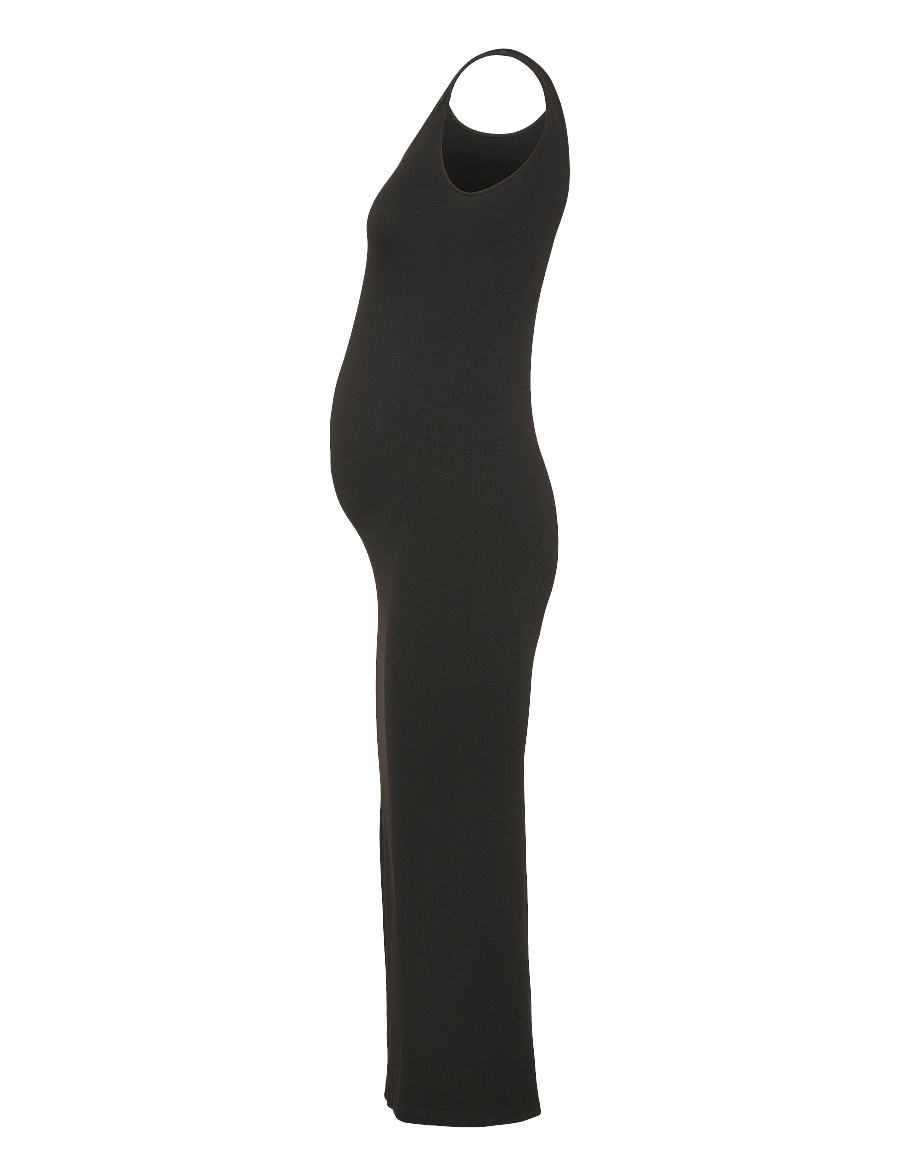 Vero Moda Maternity - VMMISA SL SEAMLESS MIDI RIB DRESS NOOS - black - 2