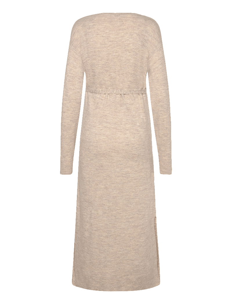 Vero Moda Maternity - VMMLEFILE LS BOATNECK CALF DRESS NOOS - strikkjoler - birch - 1