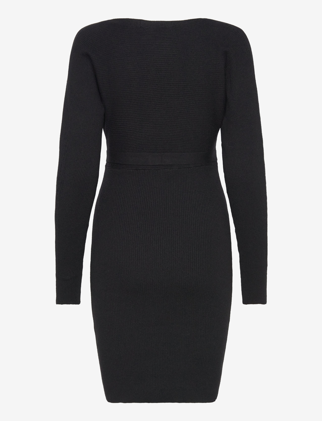 Vero Moda Maternity - VMMHOLLYREM LS V-NECK DRESS GA NOOS - midikleider - black - 2