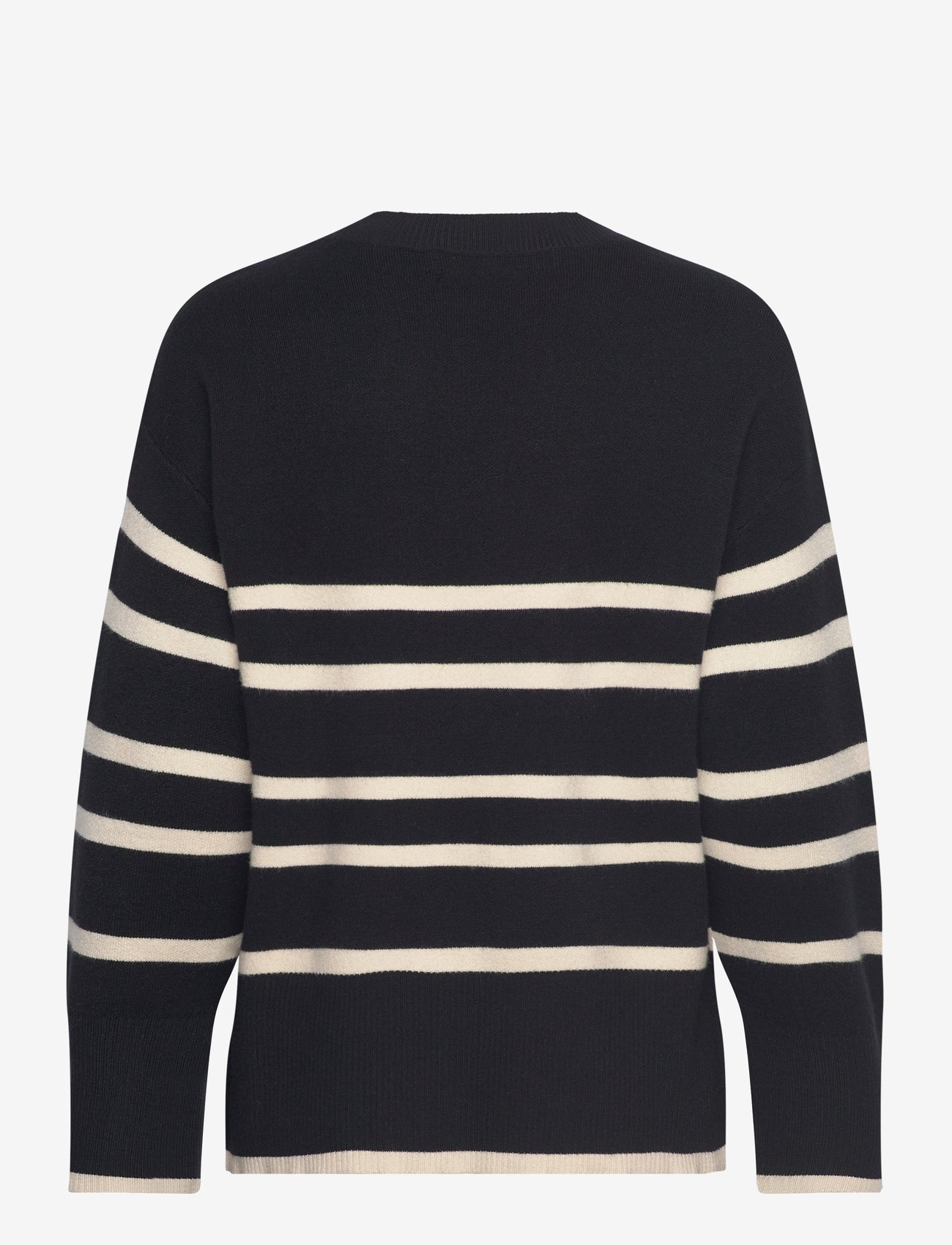 Vero Moda Maternity - VMMSABA LS O-NECK STRIPE PULLOVER GA - trøjer - black - 2