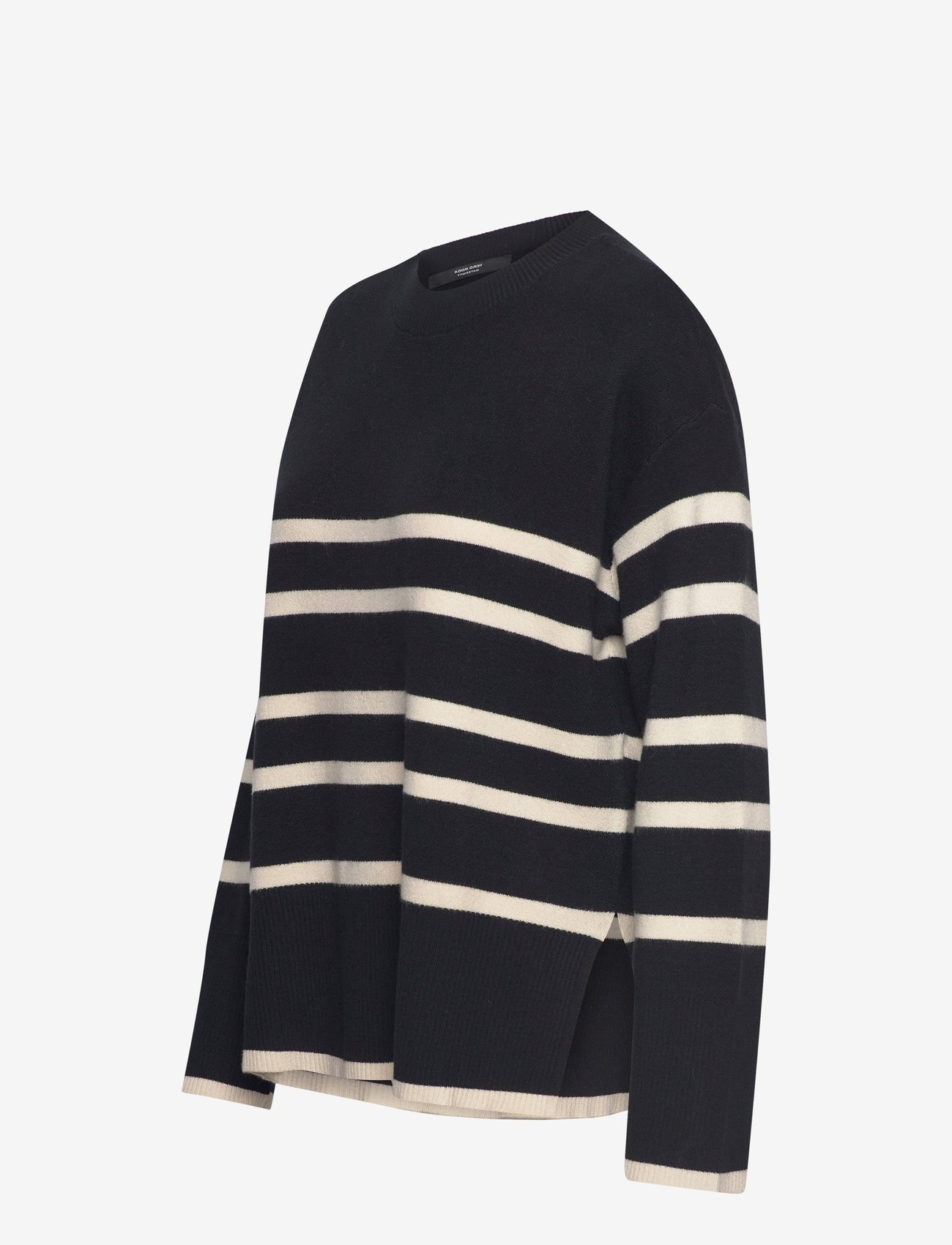 Vero Moda Maternity - VMMSABA LS O-NECK STRIPE PULLOVER GA - trøjer - black - 3