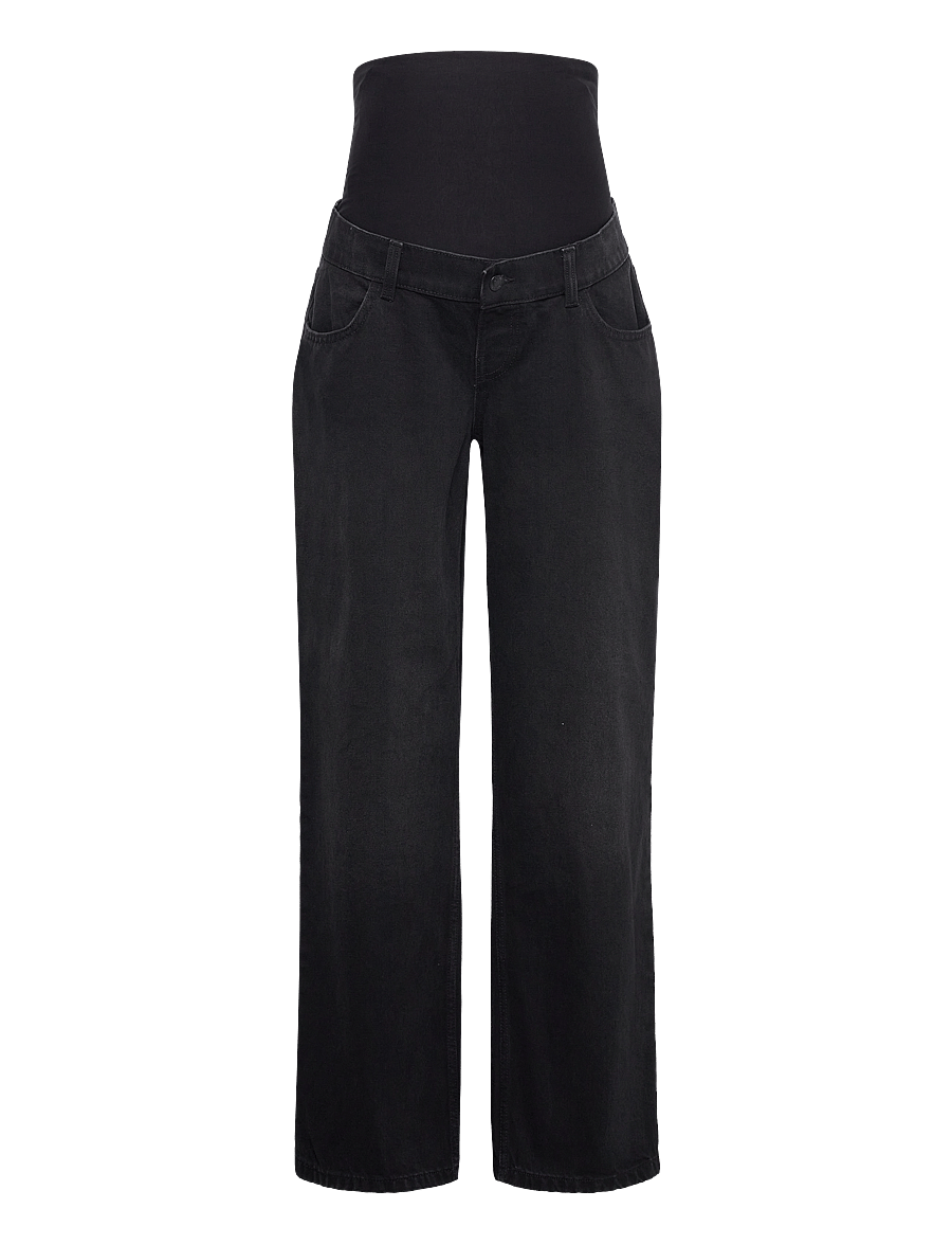 Vero Moda Maternity - VMMTESS WIDE BL JEANS NOOS - black denim - 1