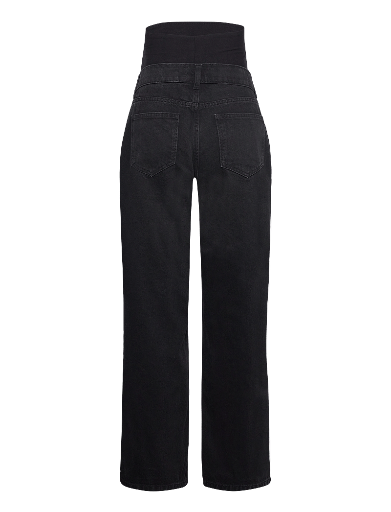 Vero Moda Maternity - VMMTESS WIDE BL JEANS NOOS - bottoms - black denim - 2