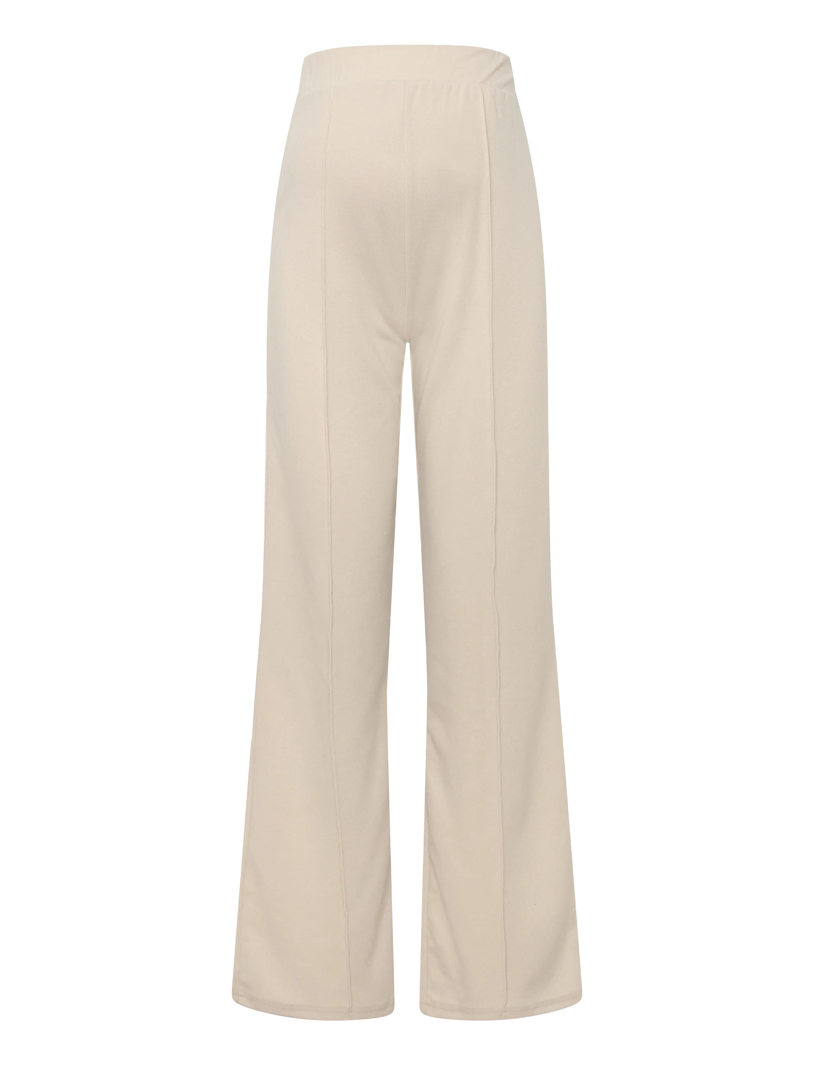 Vero Moda Maternity VMMBECKY HW WIDE PULL ON JRS PANT NOOS - Rasedale - PUMICE STONE / cream