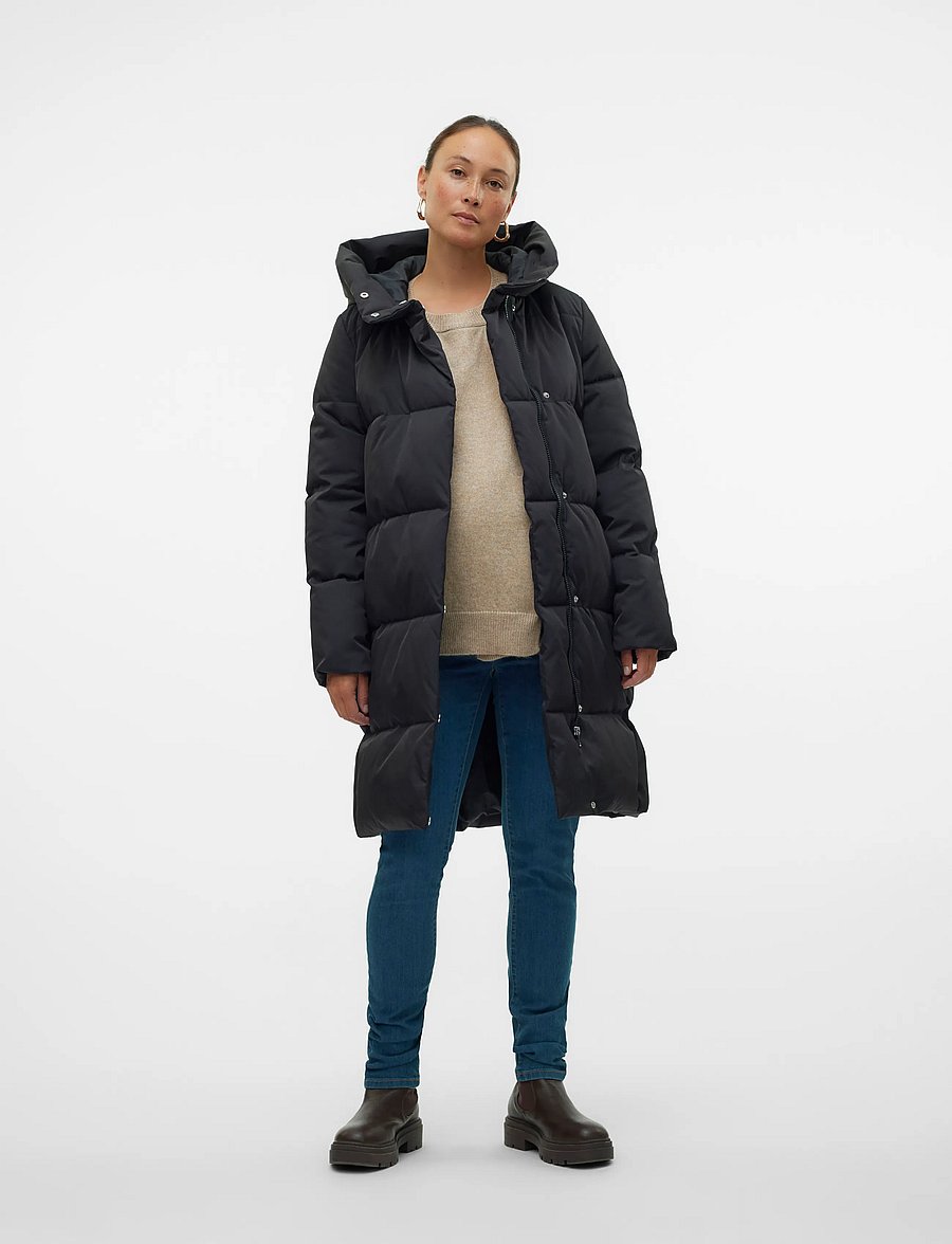 Vero Moda Maternity - VMMSTELLA COAT - winterjacken - black - 4