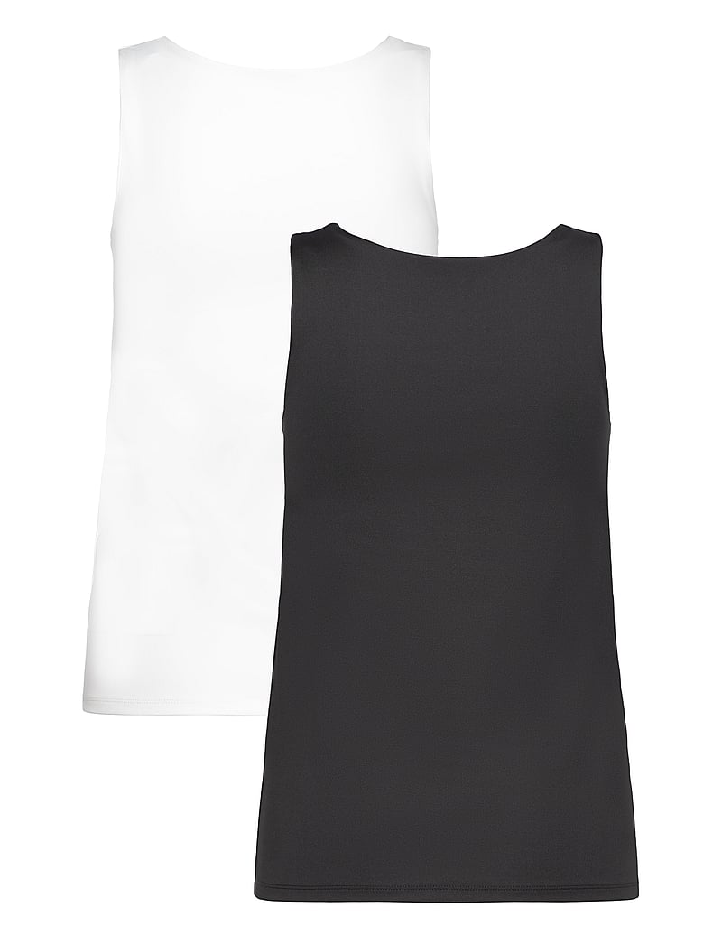 Vero Moda Maternity - VMMMILLION SL SQUARE TOP 2-WAY JRS 2PACK - tanktops - black - 1