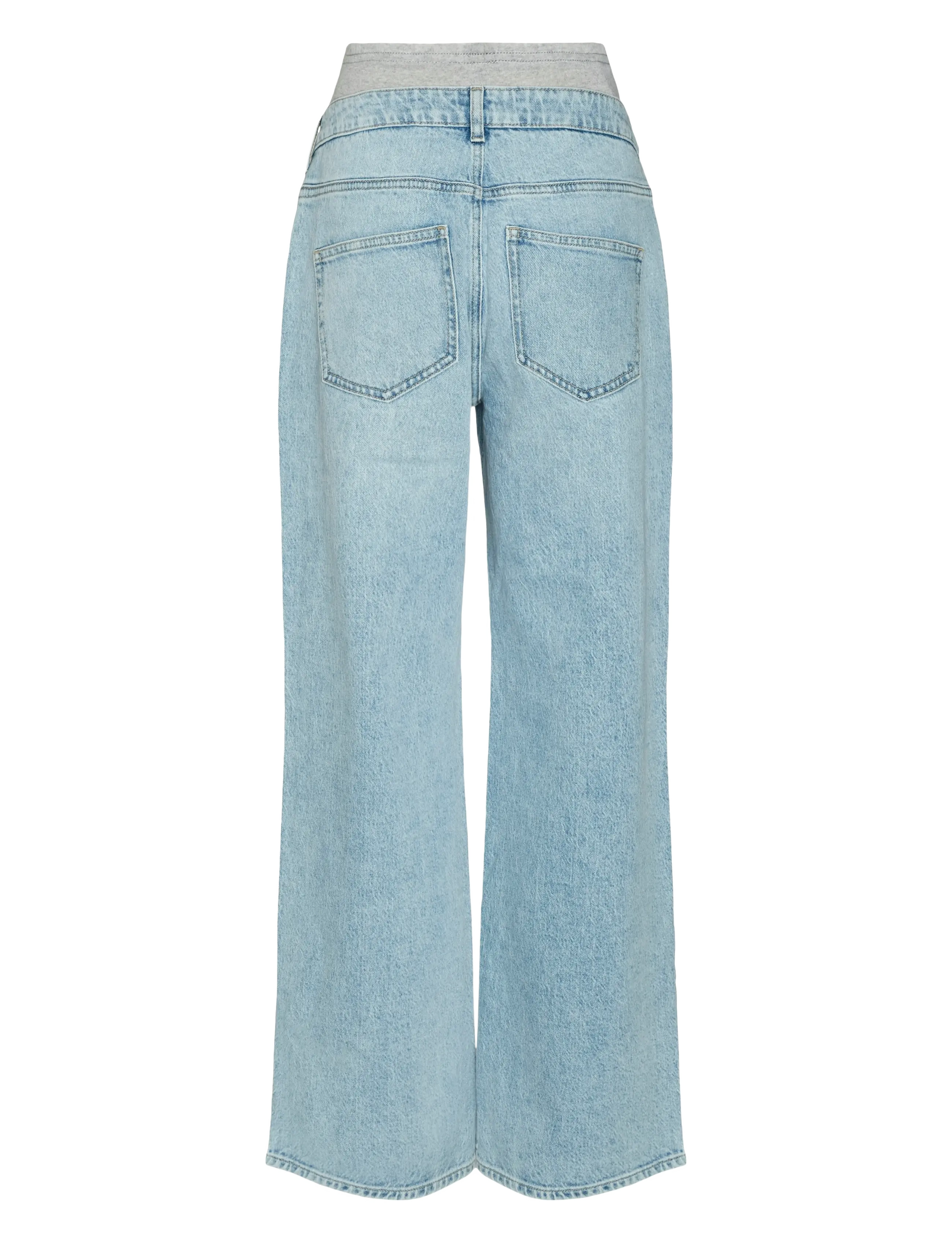 Vero Moda Maternity - VMMTESSA WIDE JEANS RA339 GA NOOS - brede jeans - light blue denim - 2