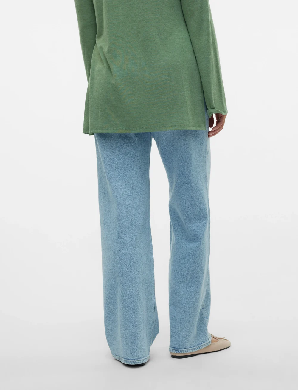 Vero Moda Maternity - VMMTESSA WIDE JEANS RA339 GA NOOS - bottoms - light blue denim - 3
