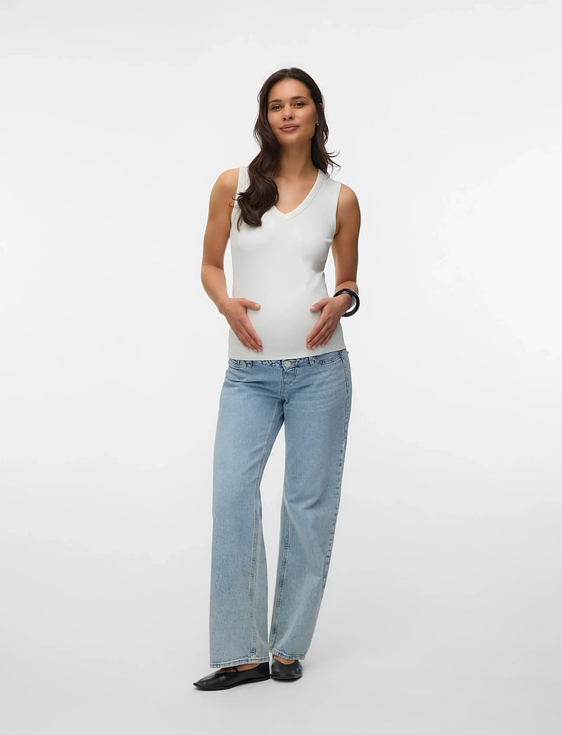 Vero Moda Maternity - VMMTESSA WIDE JEANS RA339 GA NOOS - hosen - light blue denim - 4