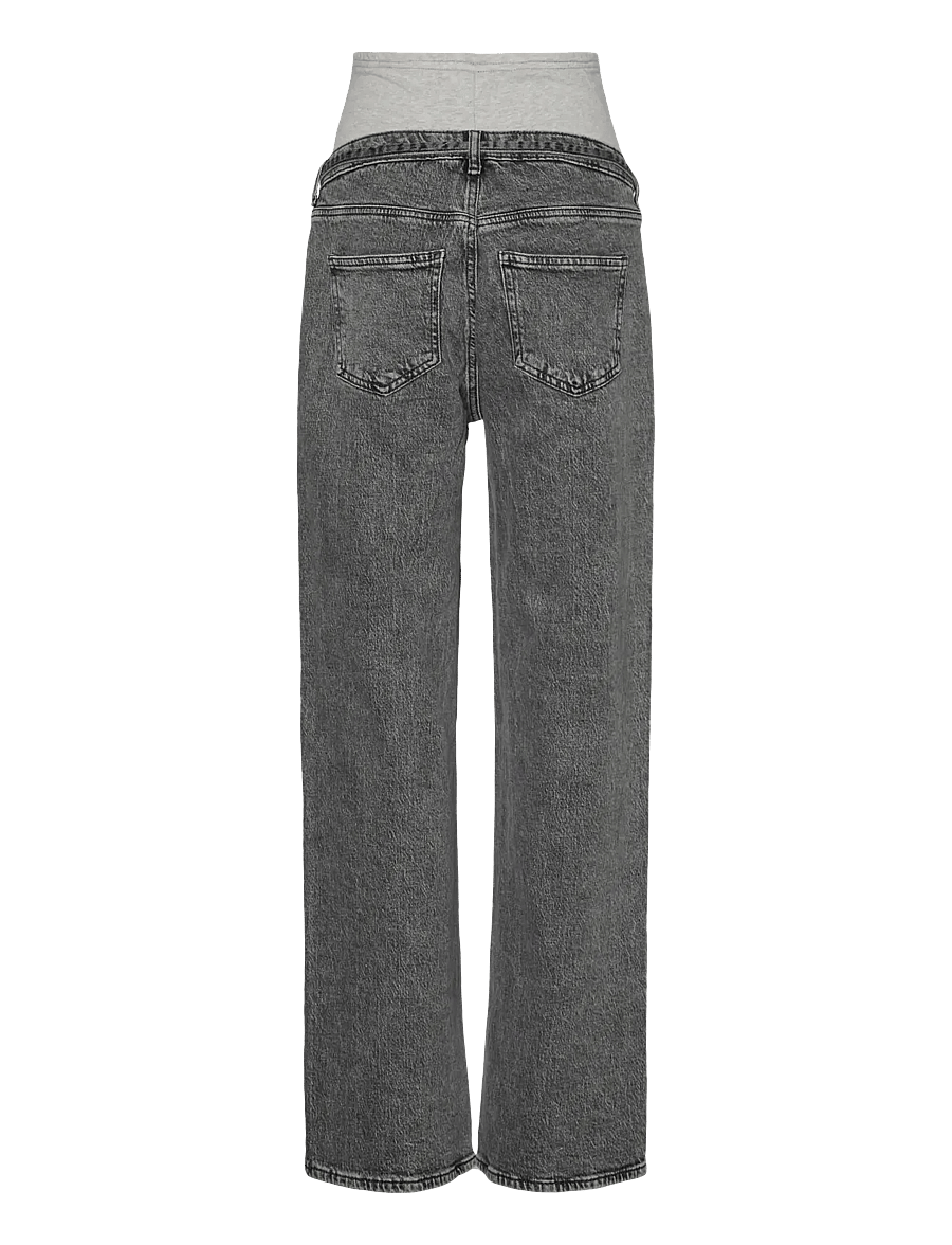 Vero Moda Maternity - VMMTESSA WIDE BELT JEANS RA206 - nederdelar - medium grey denim - 2