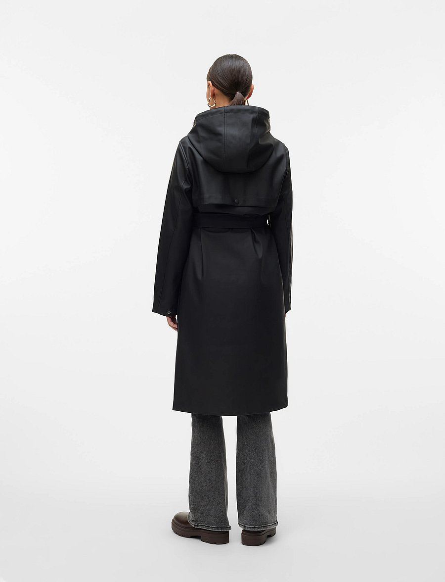 Vero Moda Maternity - VMMMALOU COATED COAT - black - 2