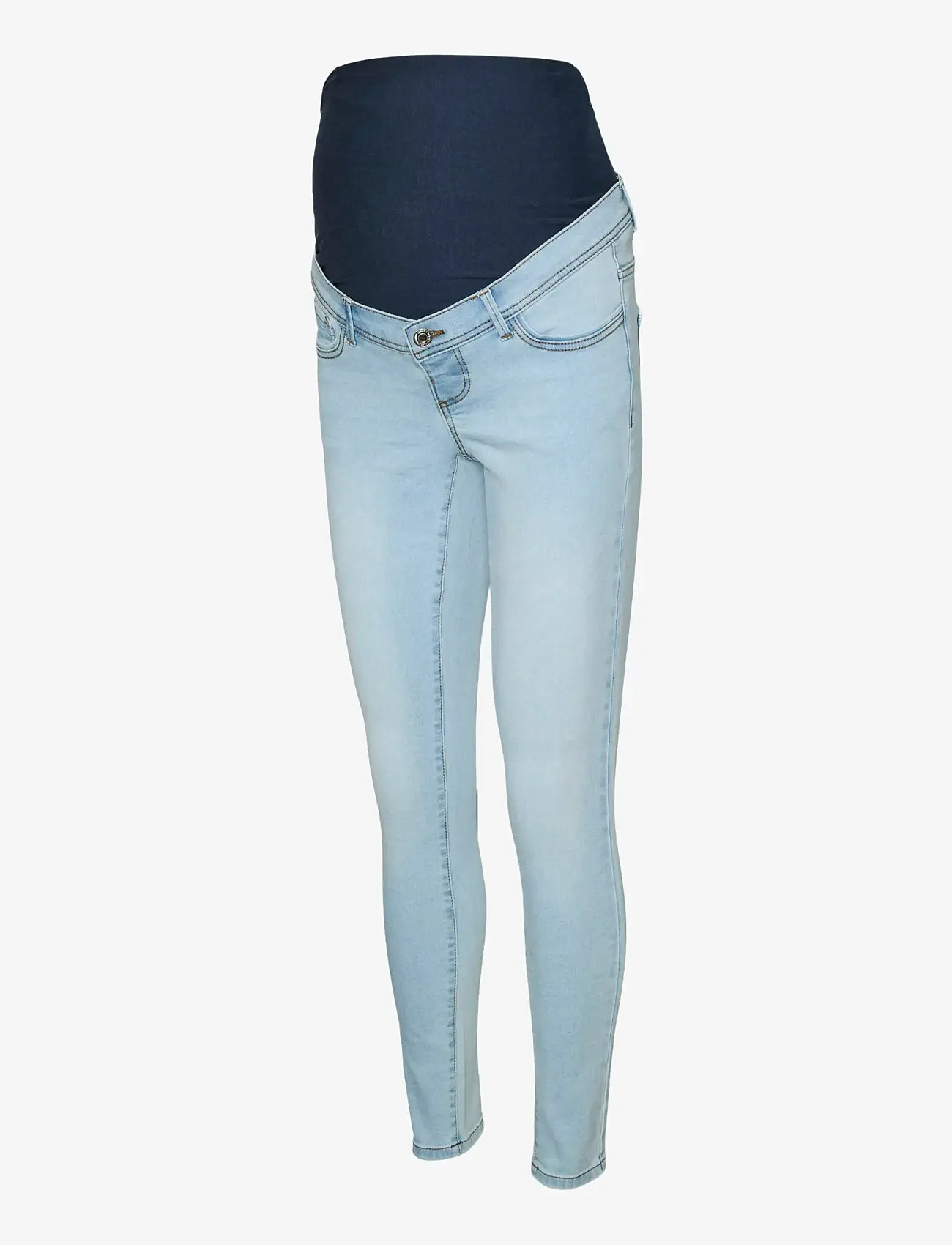 Vero Moda Maternity - VMMTANYA S PIPING JEANS VI352 GA NOOS - bottoms - light blue denim - 1