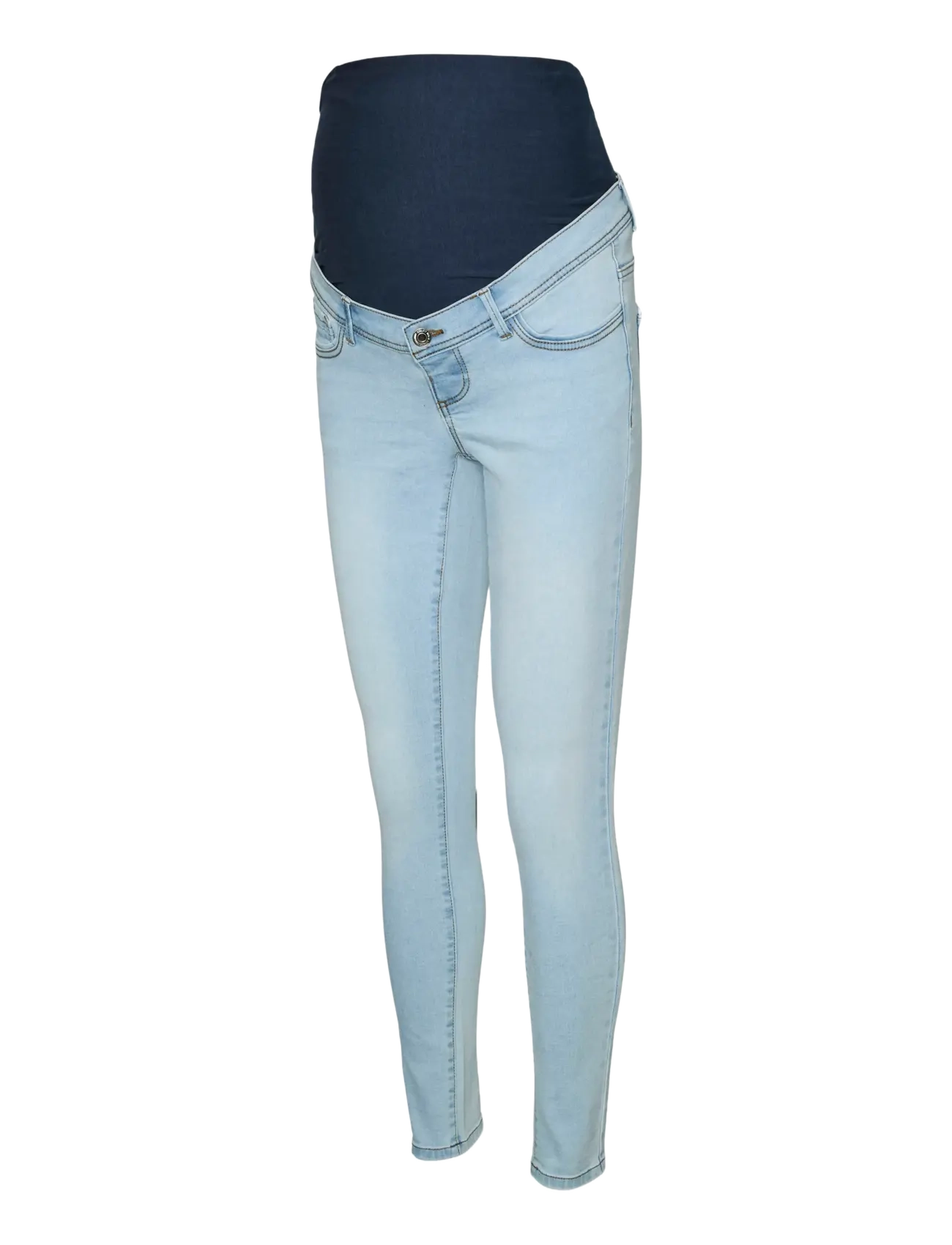 Vero Moda Maternity VMMTANYA S PIPING JEANS VI352 GA NOOS - Teksad - LIGHT BLUE DENIM / blue
