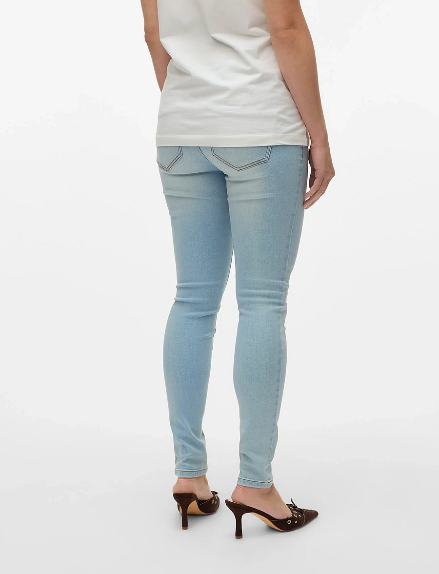 Vero Moda Maternity - VMMTANYA S PIPING JEANS VI352 GA NOOS - broeken - light blue denim - 2