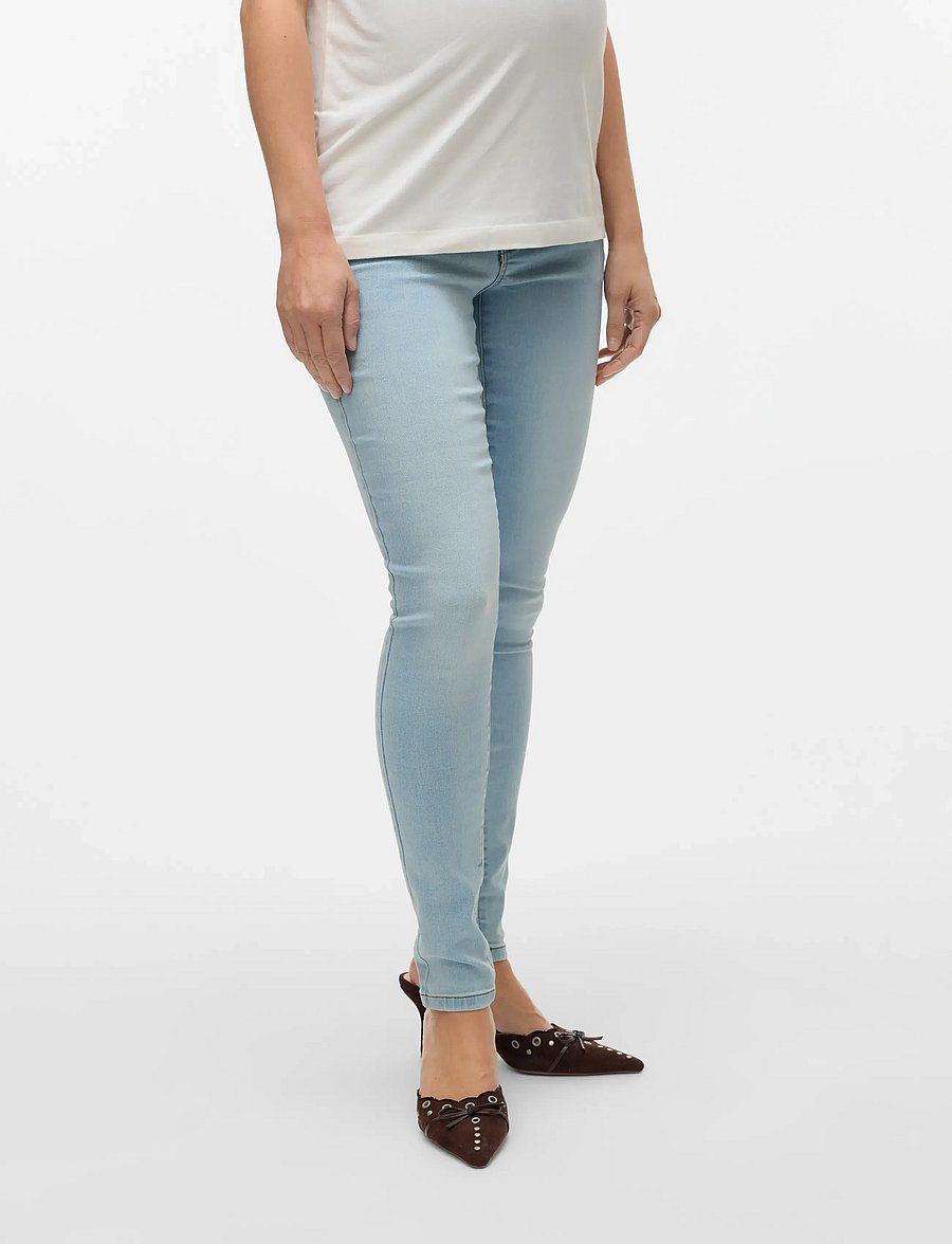 Vero Moda Maternity - VMMTANYA S PIPING JEANS VI352 GA NOOS - broeken - light blue denim - 5