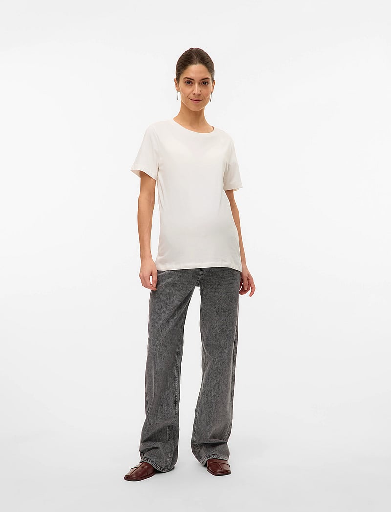 Vero Moda Maternity - VMMTESSA WIDE JEANS RA206 GA NOOS - underdele - medium grey denim - 4
