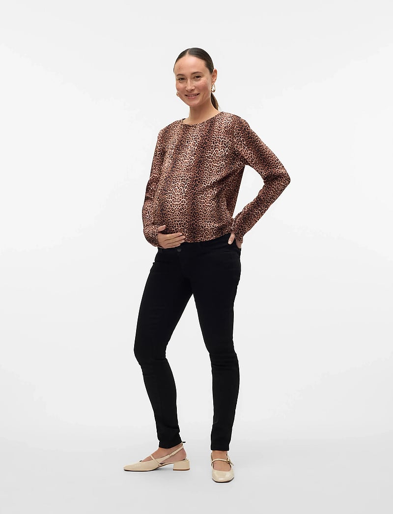Vero Moda Maternity - VMMCARA SKINNY VI1110 JEANS NOOS - nederdelar - black - 4