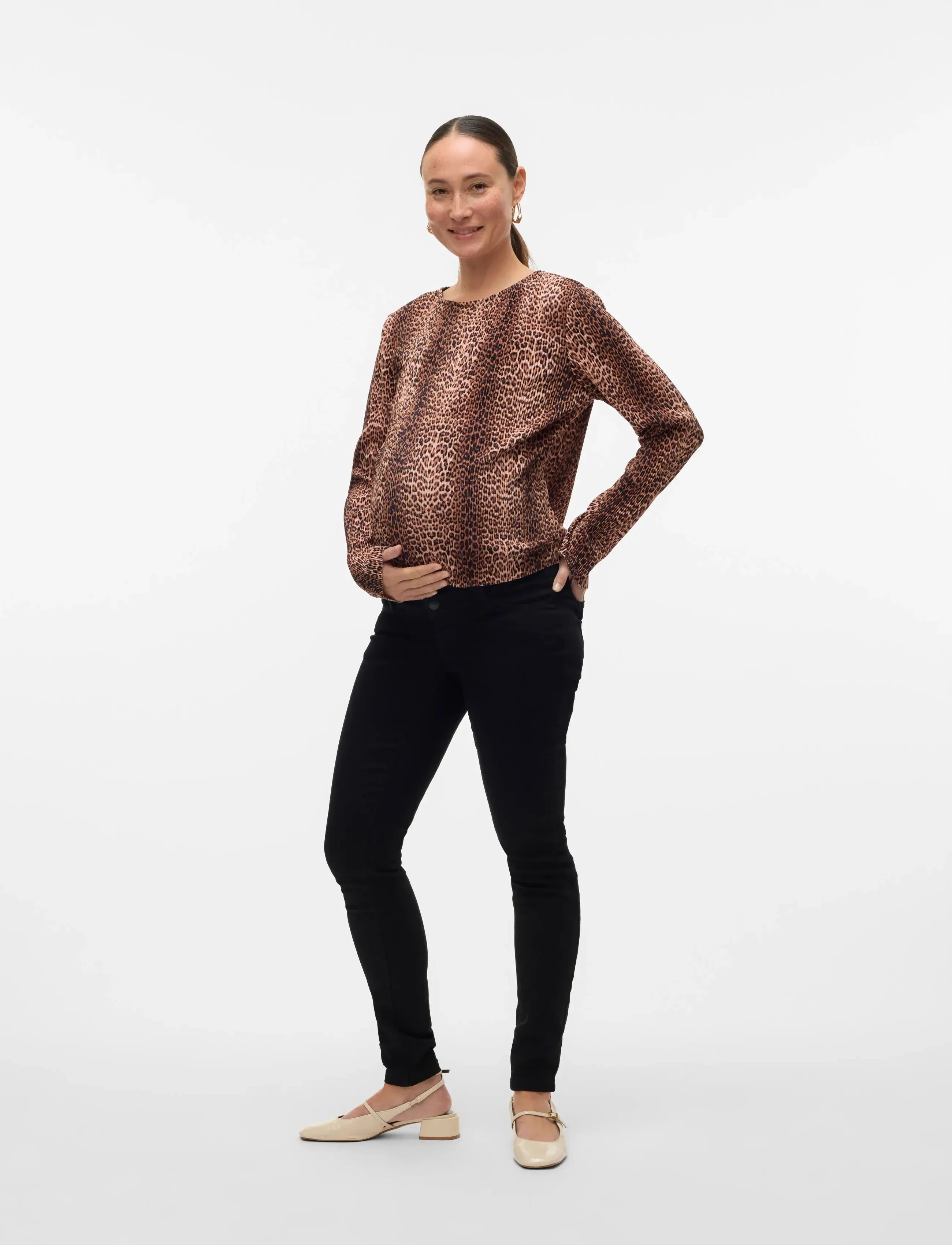 Vero Moda Maternity - VMMCARA SKINNY VI1110 JEANS NOOS - hosen - black - 4