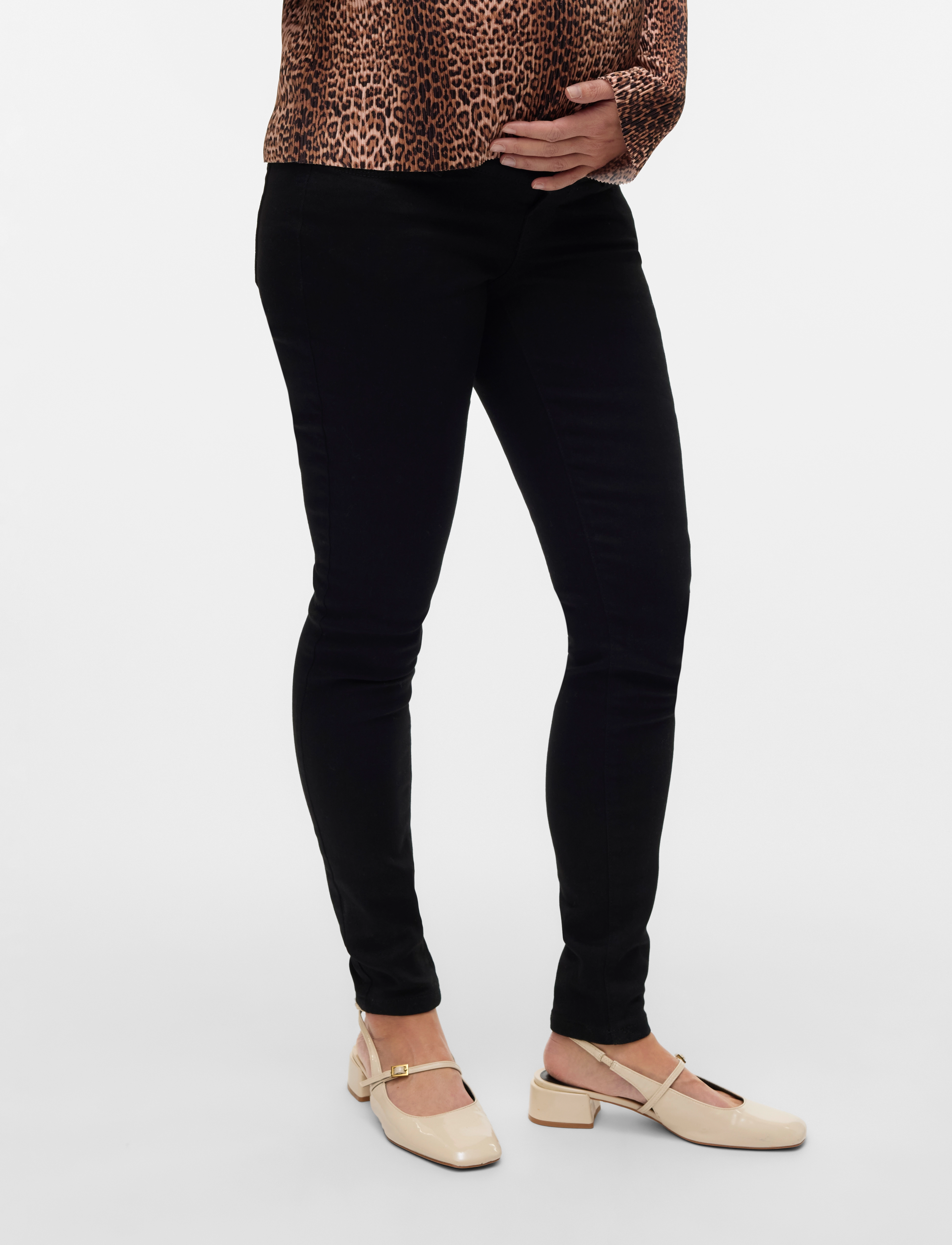 Vero Moda Maternity - VMMCARA SKINNY VI1110 JEANS NOOS - hosen - black - 5