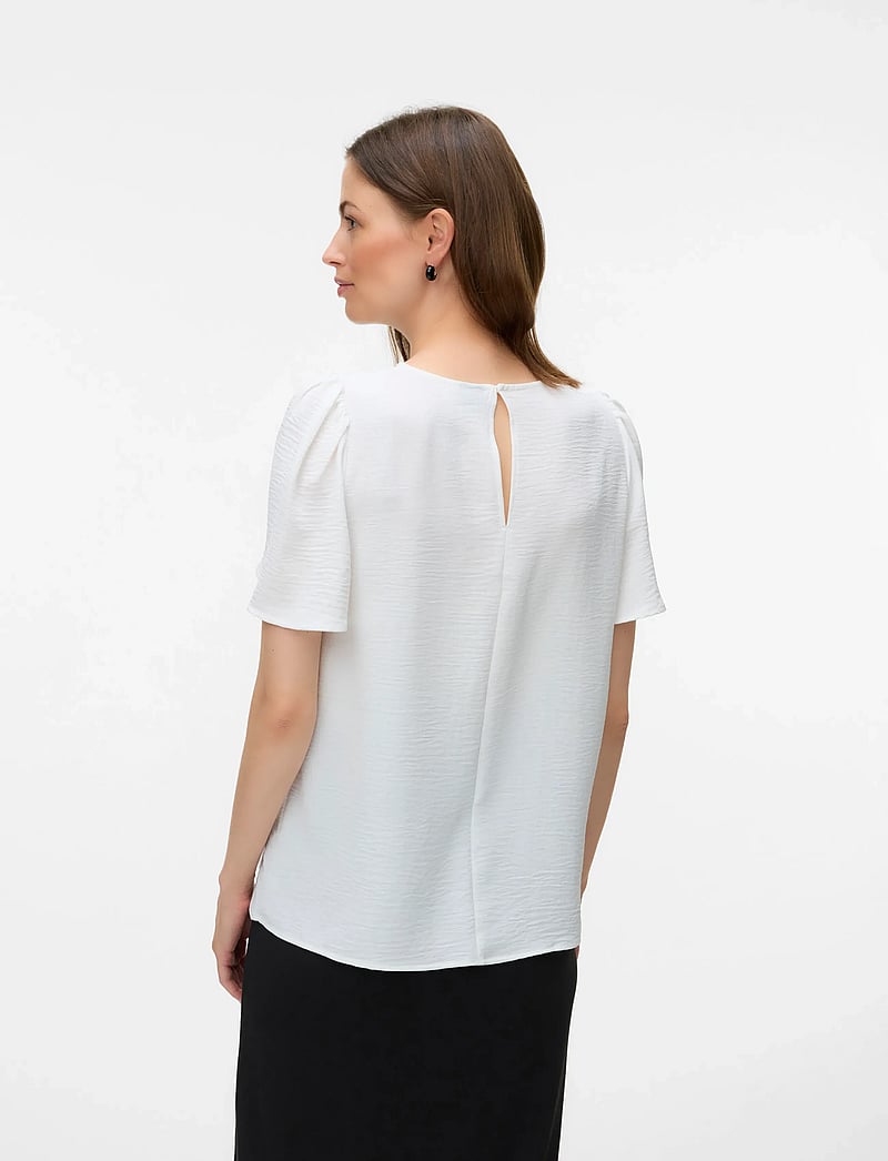 Vero Moda Maternity - VMMALVA CROCHET SS TOP WVN GA - kurzärmelige - cloud dancer - 2
