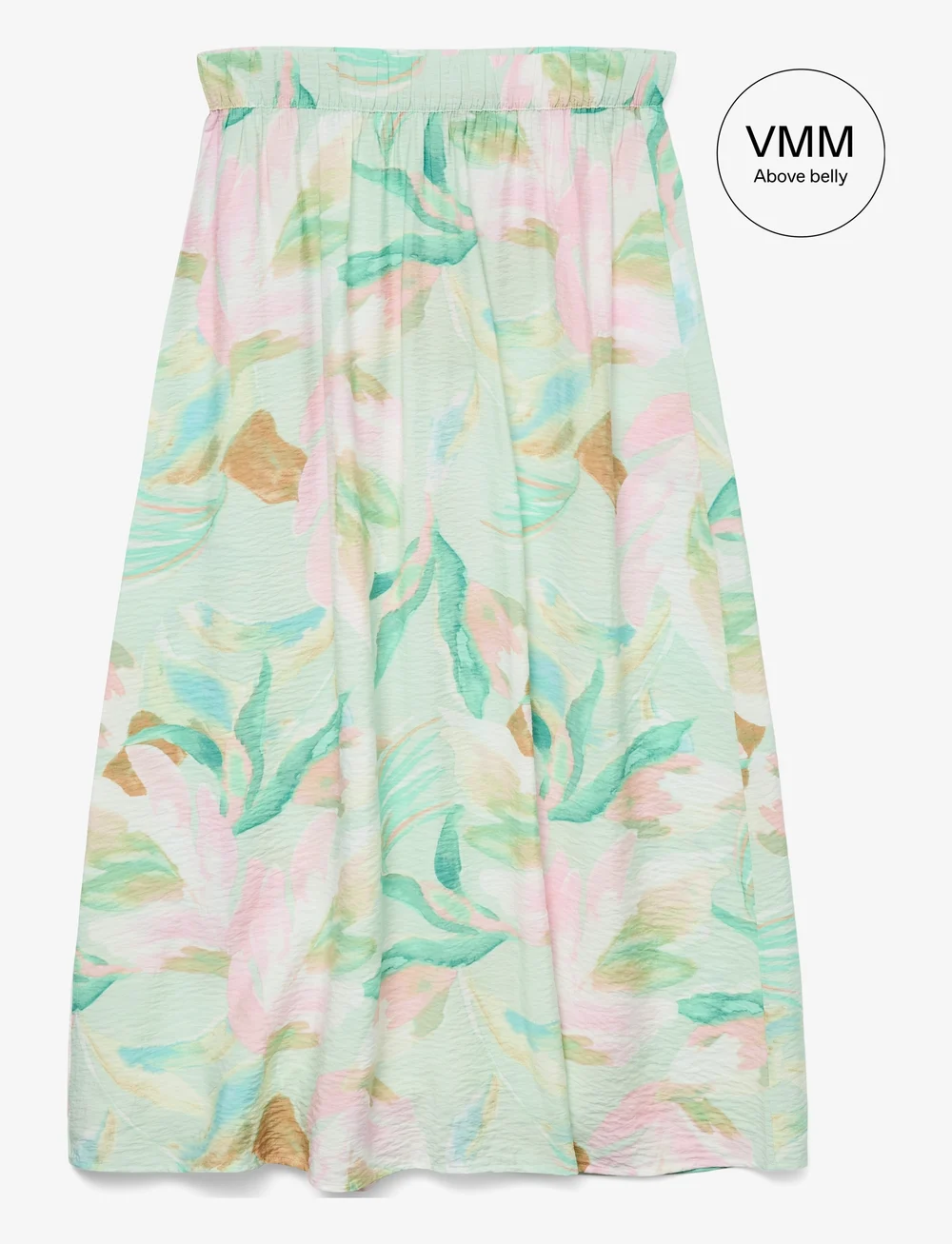 Vero Moda Maternity - VMMJOSIE 7/8 SKIRT WVN GA - apakšējais apģērbs - birds egg green - 0