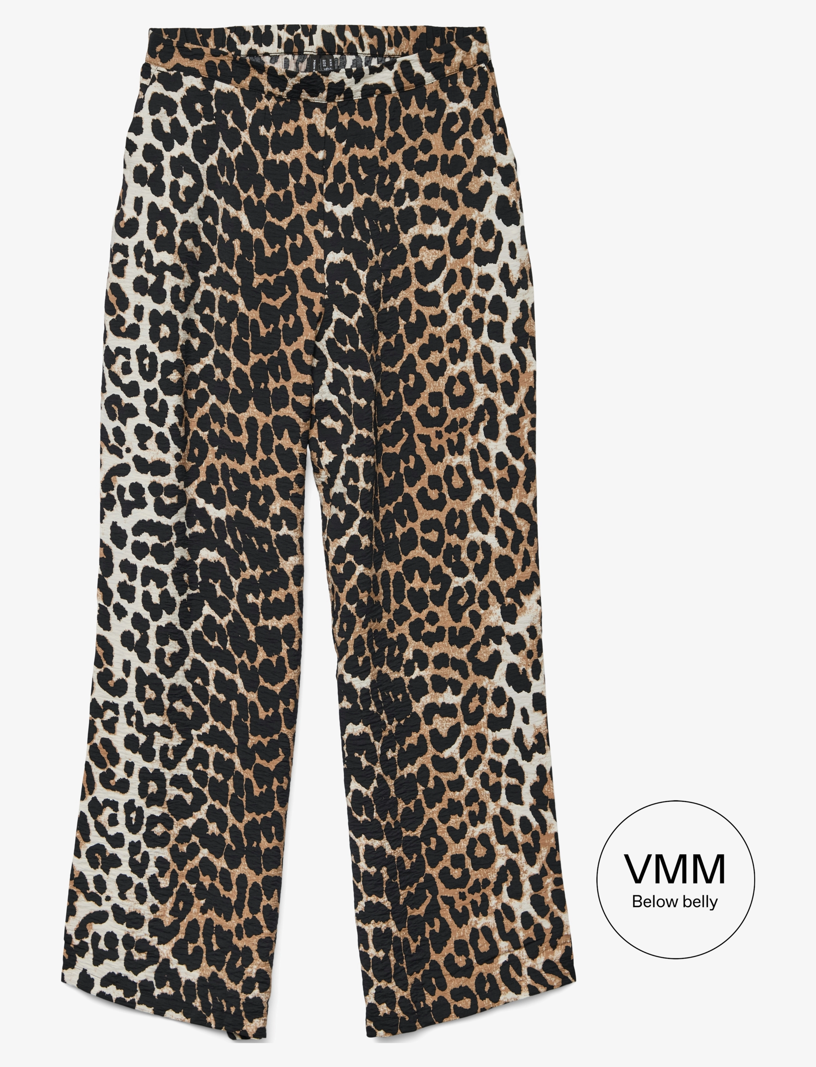 Vero Moda Maternity VMMJOSIE WIDE PANT WVN GA - Ventetøj - EGRET / black