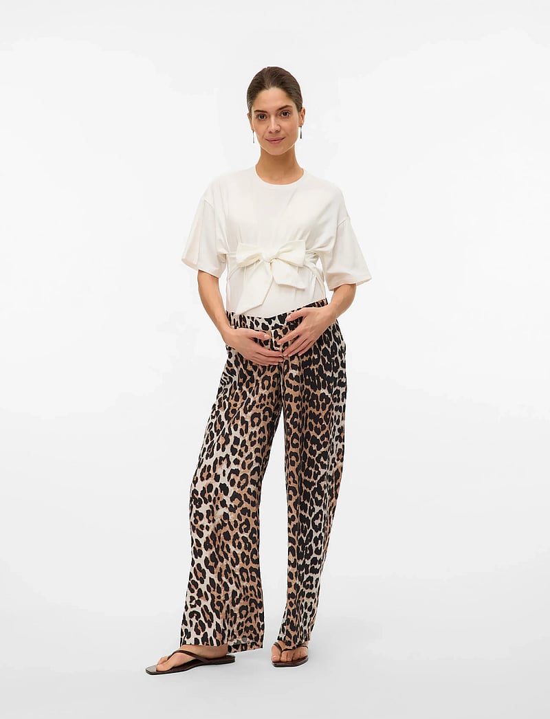 Vero Moda Maternity - VMMJOSIE WIDE PANT WVN GA - bas - egret - 3