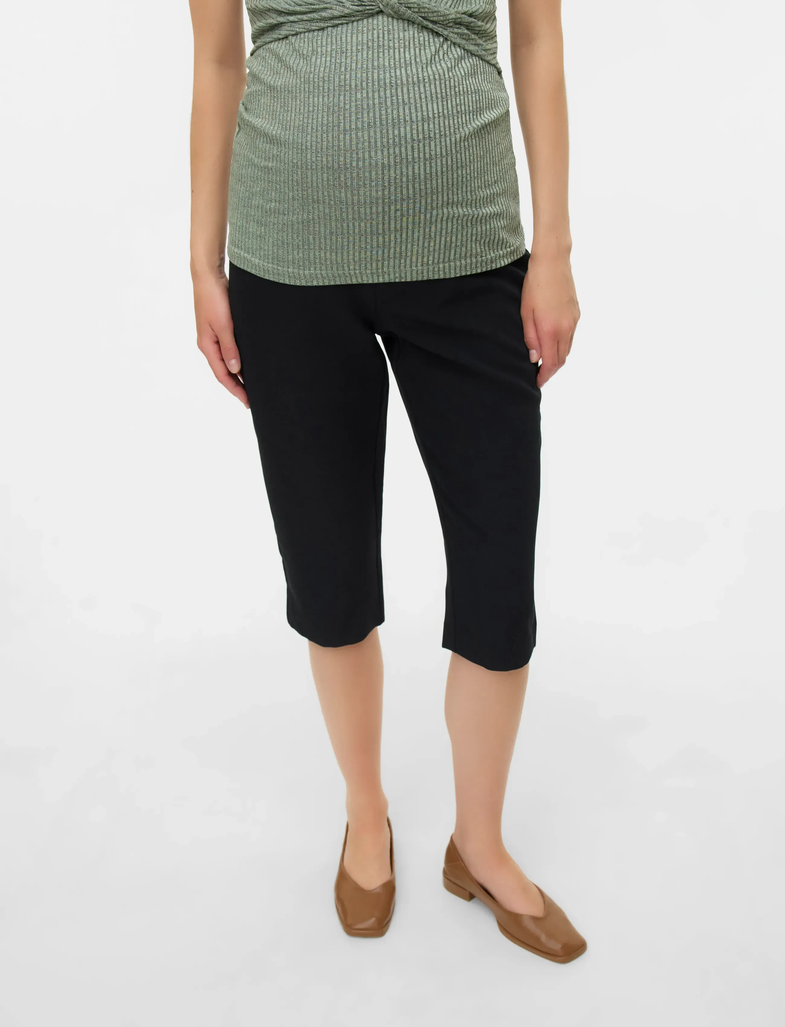 Vero Moda Maternity Vmmciri Capri Pant, XS, Black, Bukser > Capri-Bukser, Dame