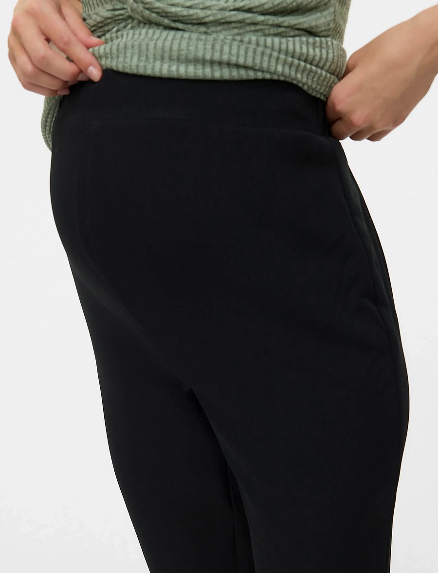 Vero Moda Maternity - VMMCIRI CAPRI PANT - caprihose - black - 4