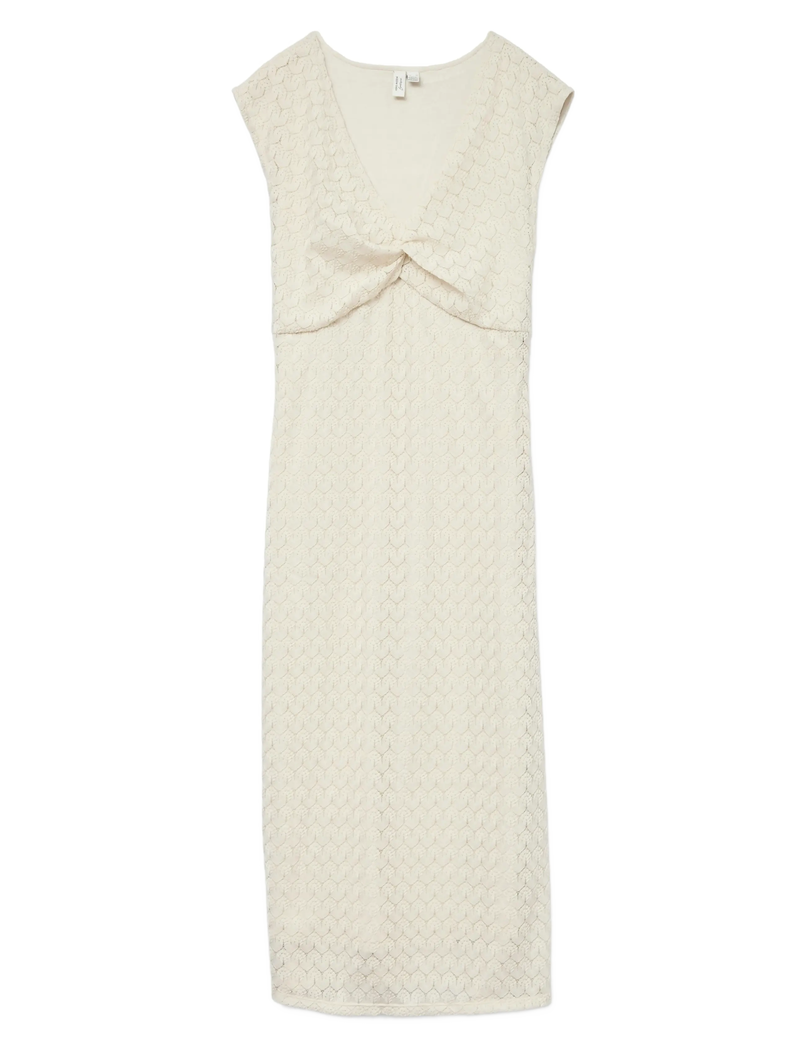 Vero Moda Maternity VMMDEVELYN C/S 7/8 DRESS JRS GA - App deal - BIRCH / cream