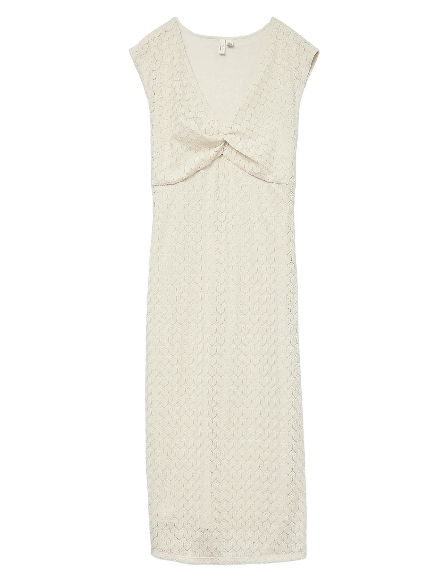 Vero Moda Maternity - VMMDEVELYN C/S 7/8 DRESS JRS GA - Ärmellose freizeitkleider - birch - 1