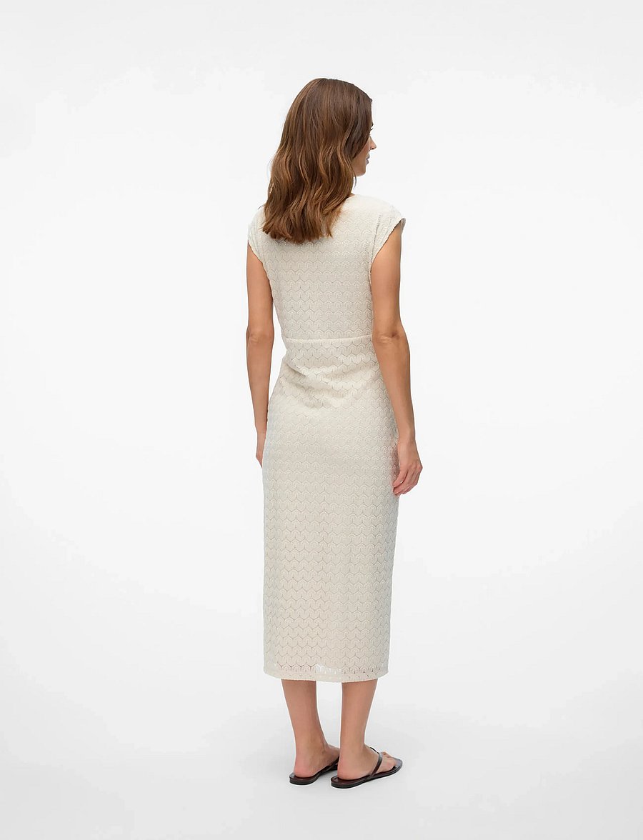 Vero Moda Maternity - VMMDEVELYN C/S 7/8 DRESS JRS GA - Ärmellose freizeitkleider - birch - 2