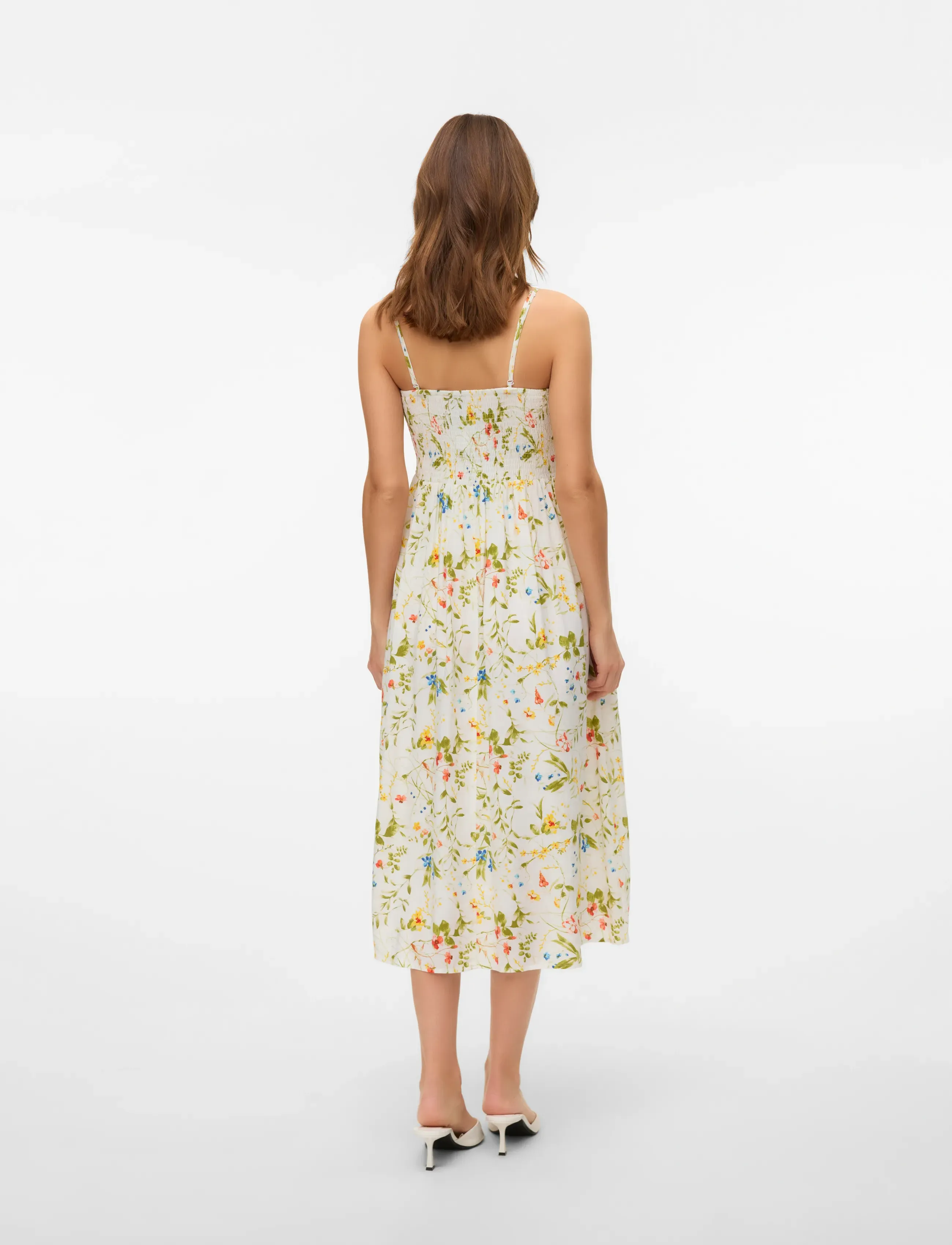 Vero Moda Maternity - VMMEASY JOY CALF BANDO DRESS WVN GA - snow white - 2