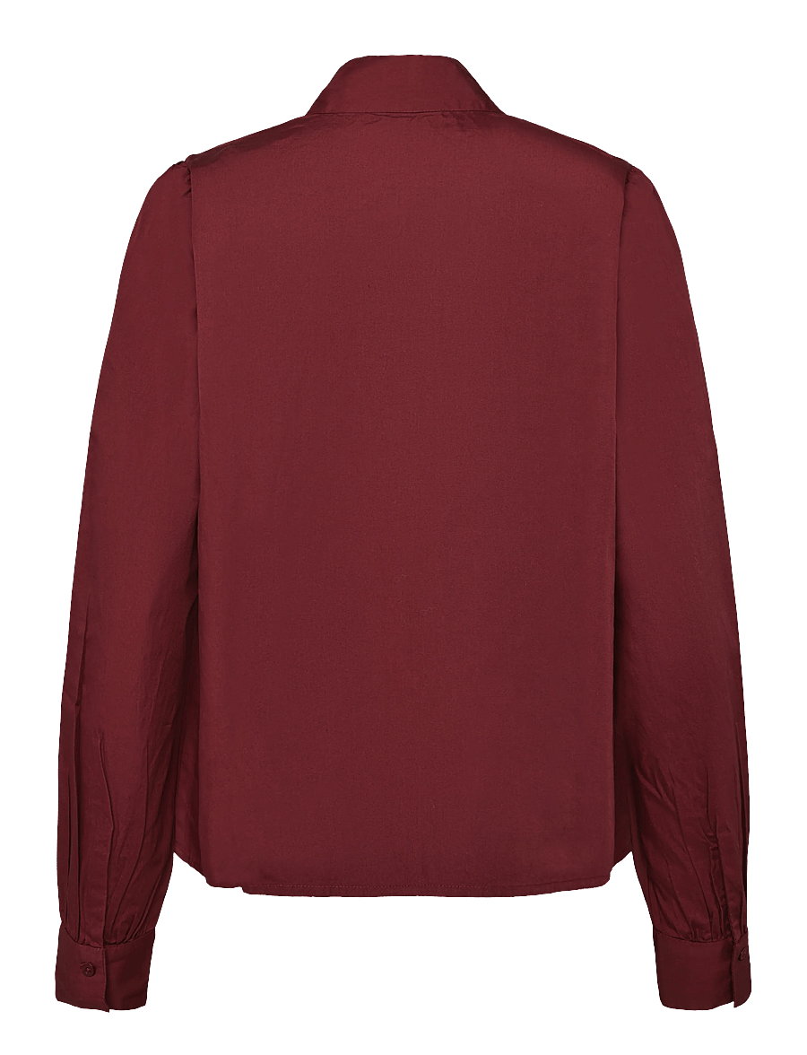Vero Moda Maternity - VMMNEWLIMONE LS HIGHNECK PULLOVER - long sleeved blouses - windsor wine - 1