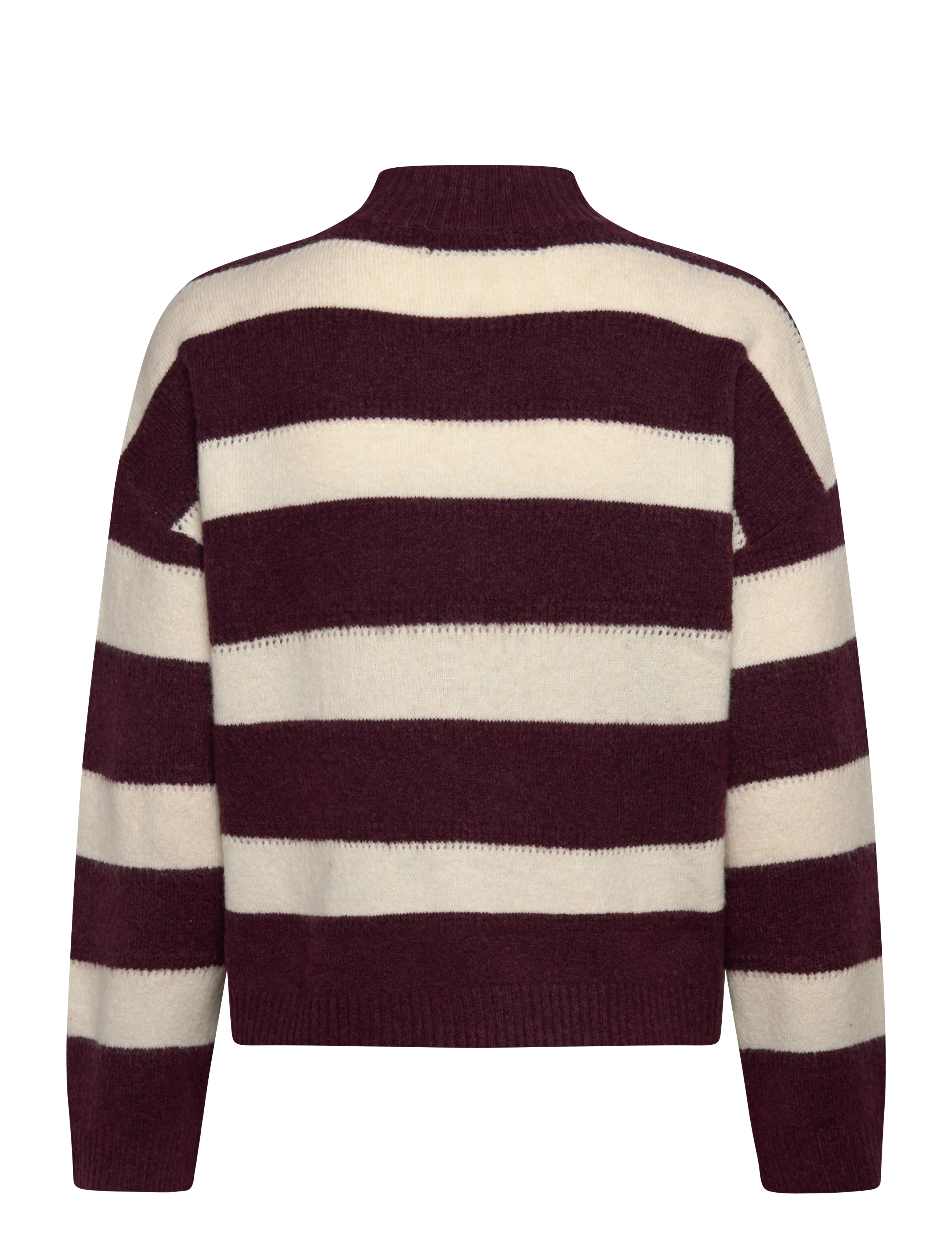 Vero Moda Maternity - VMMINEZ LS HIGHNECK SHORT PULLOVER - sviitrid - winetasting - 2