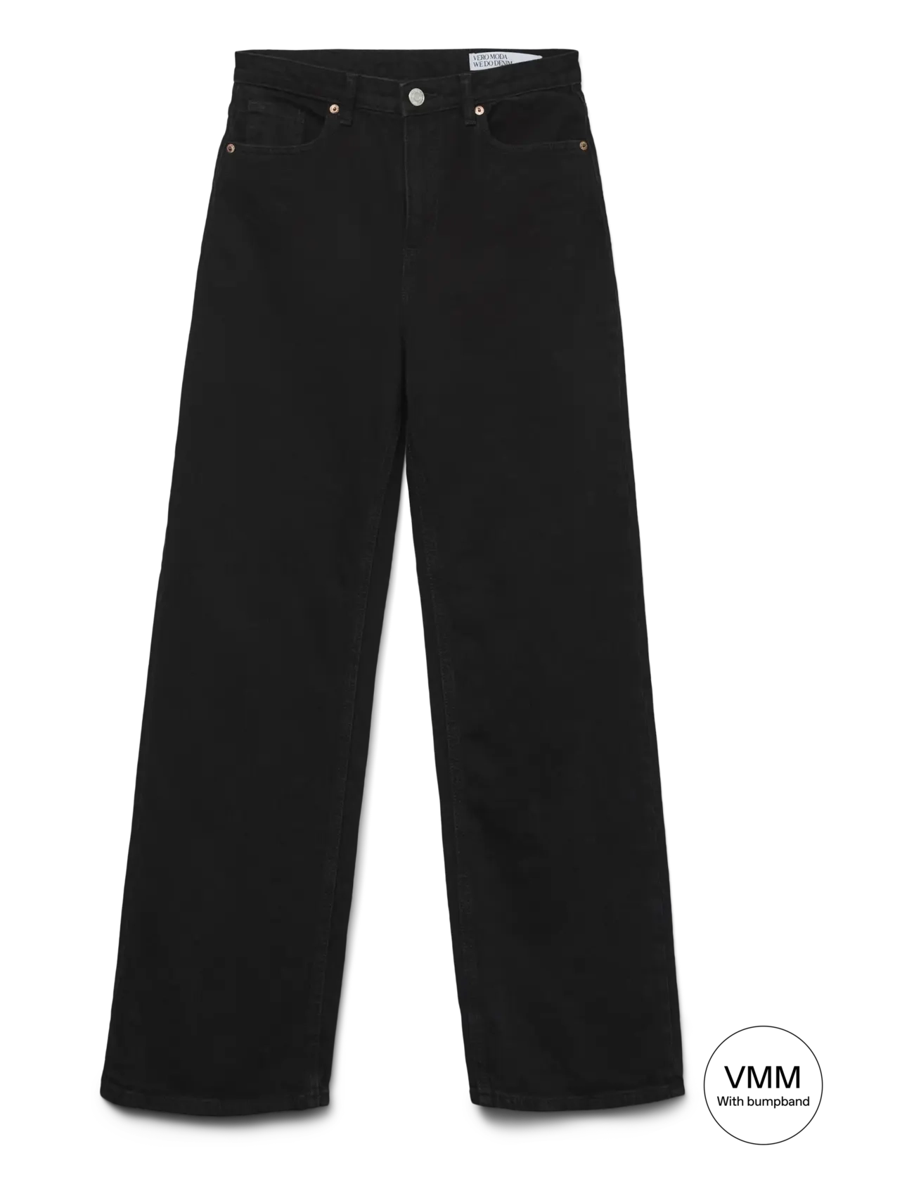 Vero Moda Maternity - VMMTESSA WIDE JEANS RA118 GA NOOS - hosen - black - 1