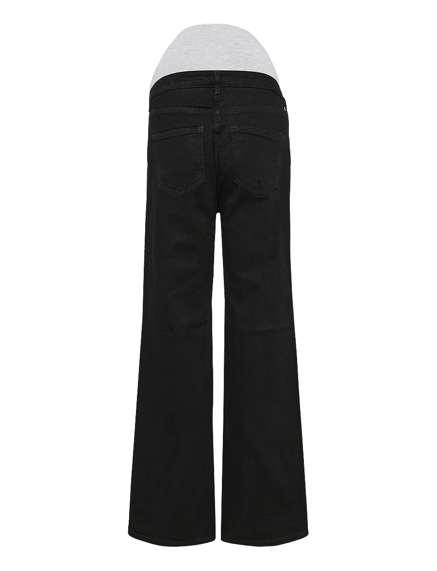 Vero Moda Maternity - VMMTESSA WIDE JEANS RA118 GA - hosen - black - 2