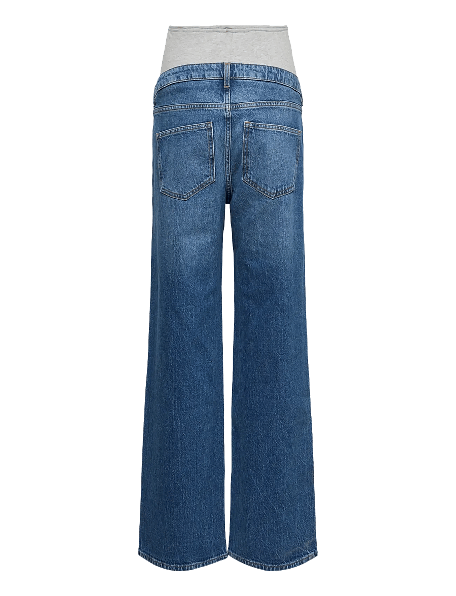 Vero Moda Maternity - VMMTESSA WIDE JEANS RA380 GA NOOS - hosen - medium blue denim - 2