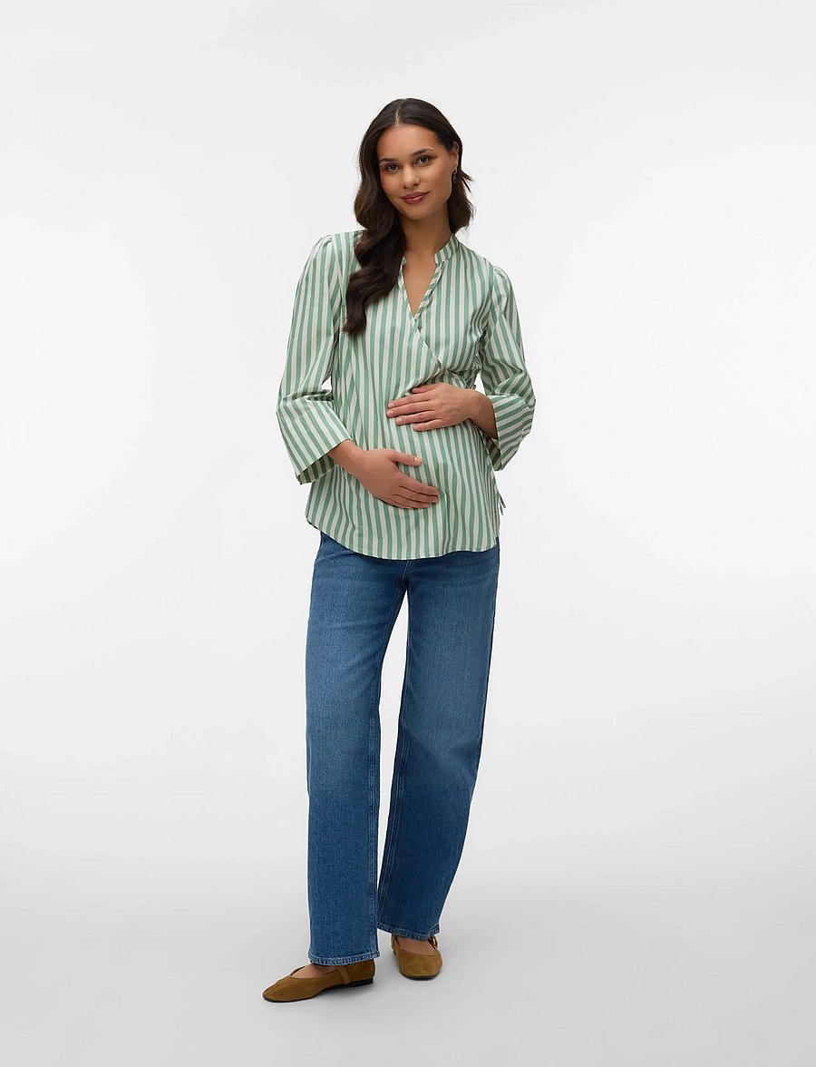 Vero Moda Maternity - VMMTESSA WIDE JEANS RA380 GA NOOS - hosen - medium blue denim - 4