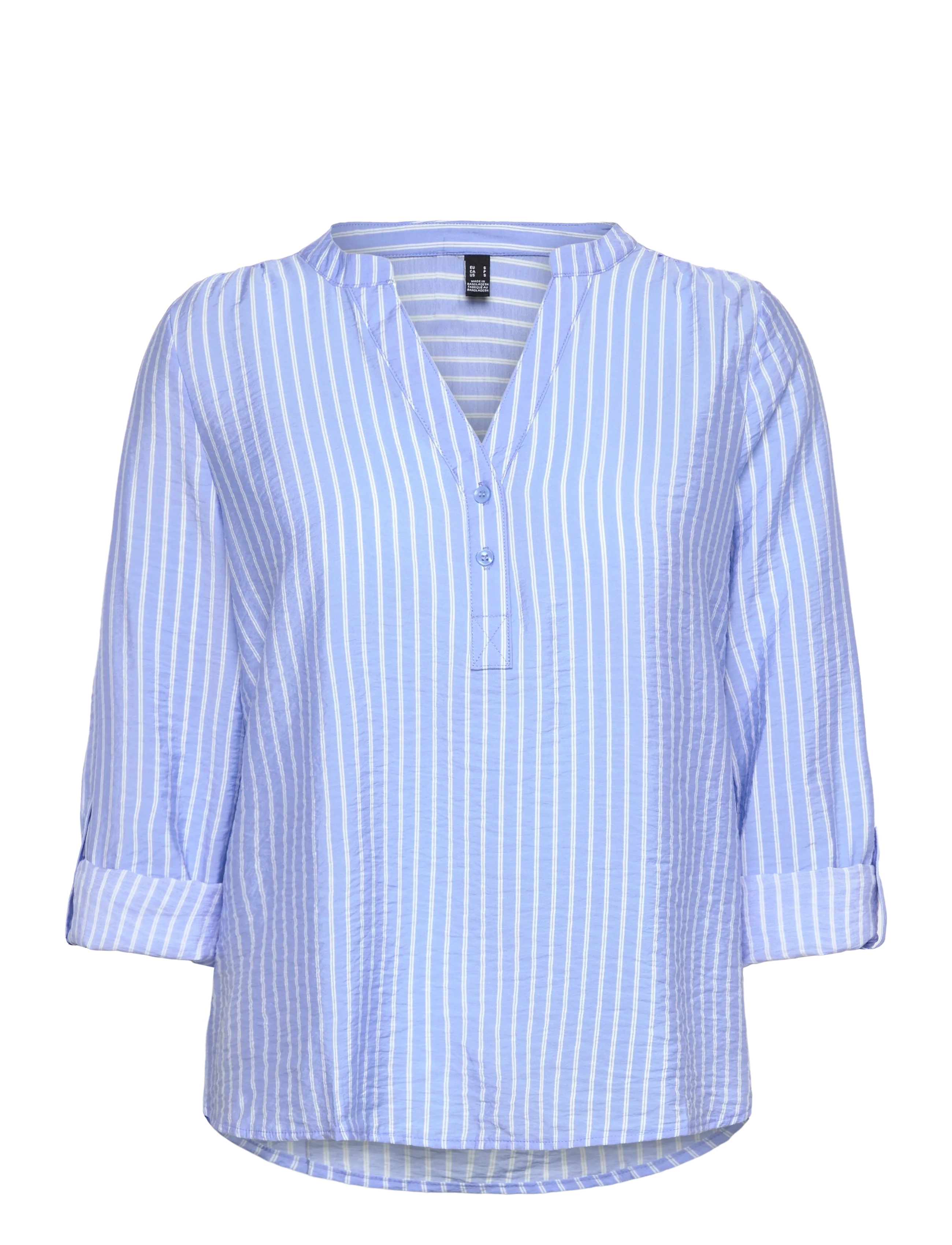 Vero Moda Maternity - VMMKAJA LS V-NECK FOLD-UP TOP WVN - langærmede skjorter - vista blue - 3