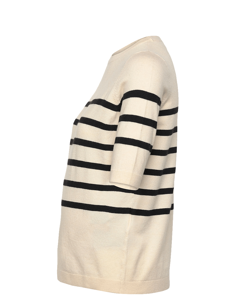 Vero Moda Maternity - VMMSABA PLAIN SS O-NECK PULLOVER - oberteile - birch - 3
