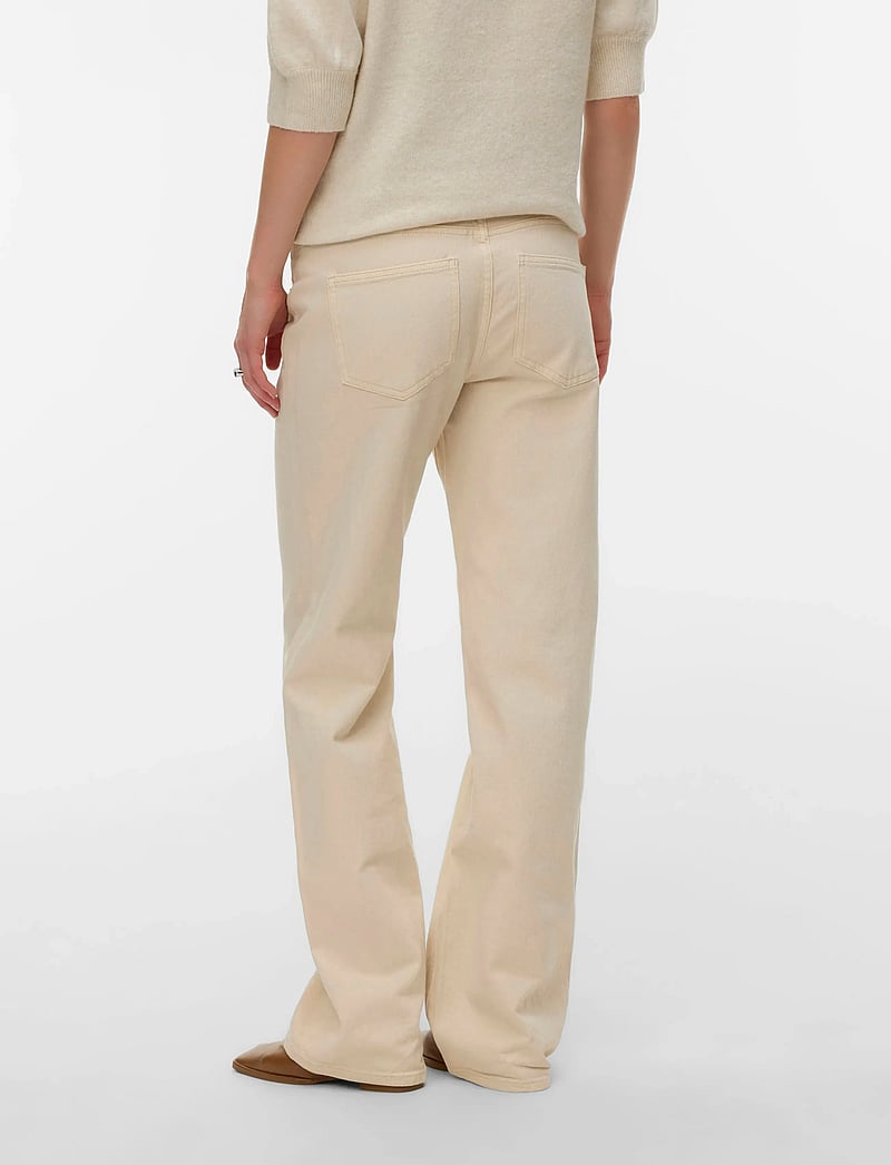 Vero Moda Maternity - VMMTESSA WIDE JEANS ECRU - hosen - ecru - 4