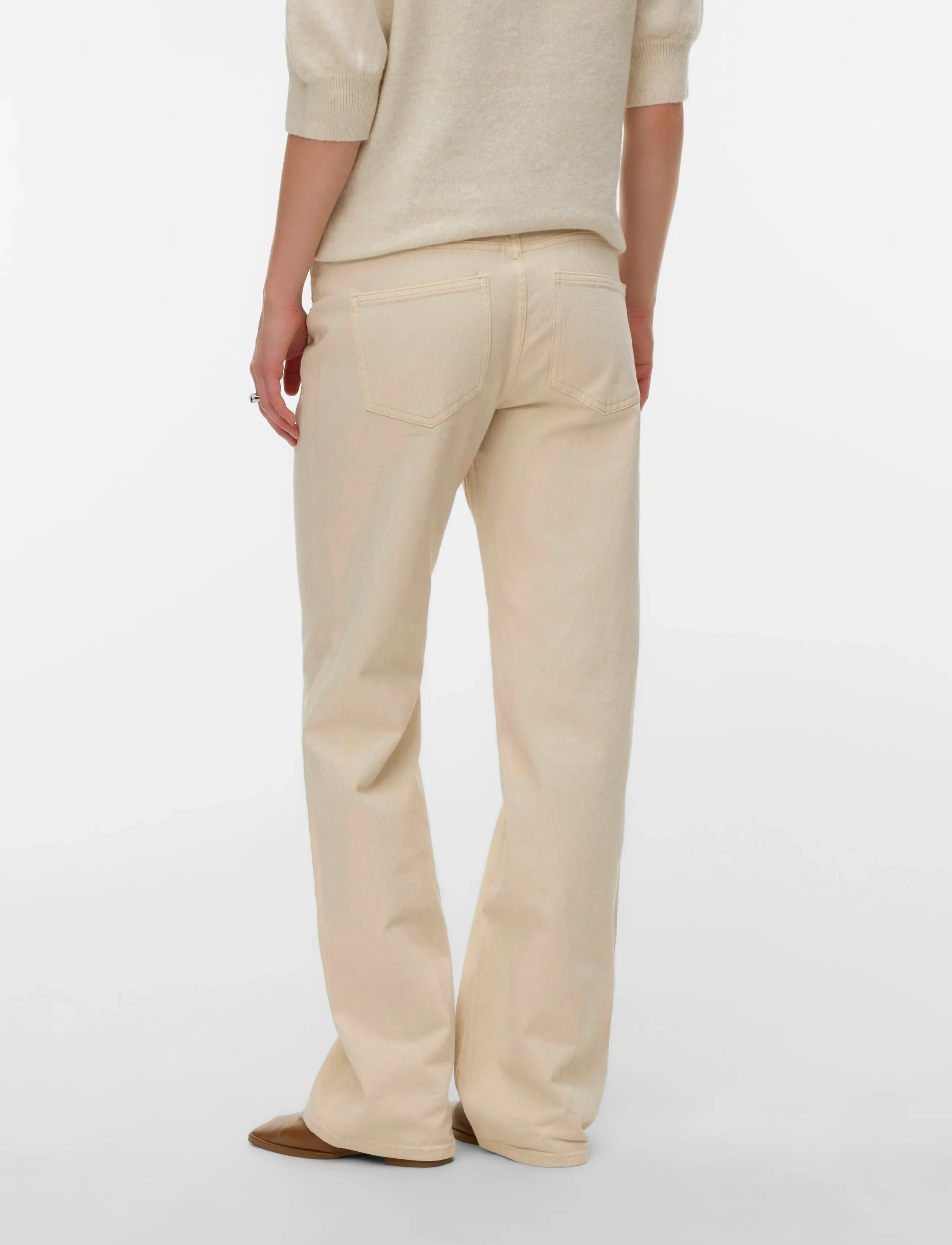 Vero Moda Maternity - VMMTESSA WIDE JEANS ECRU - ecru - 4
