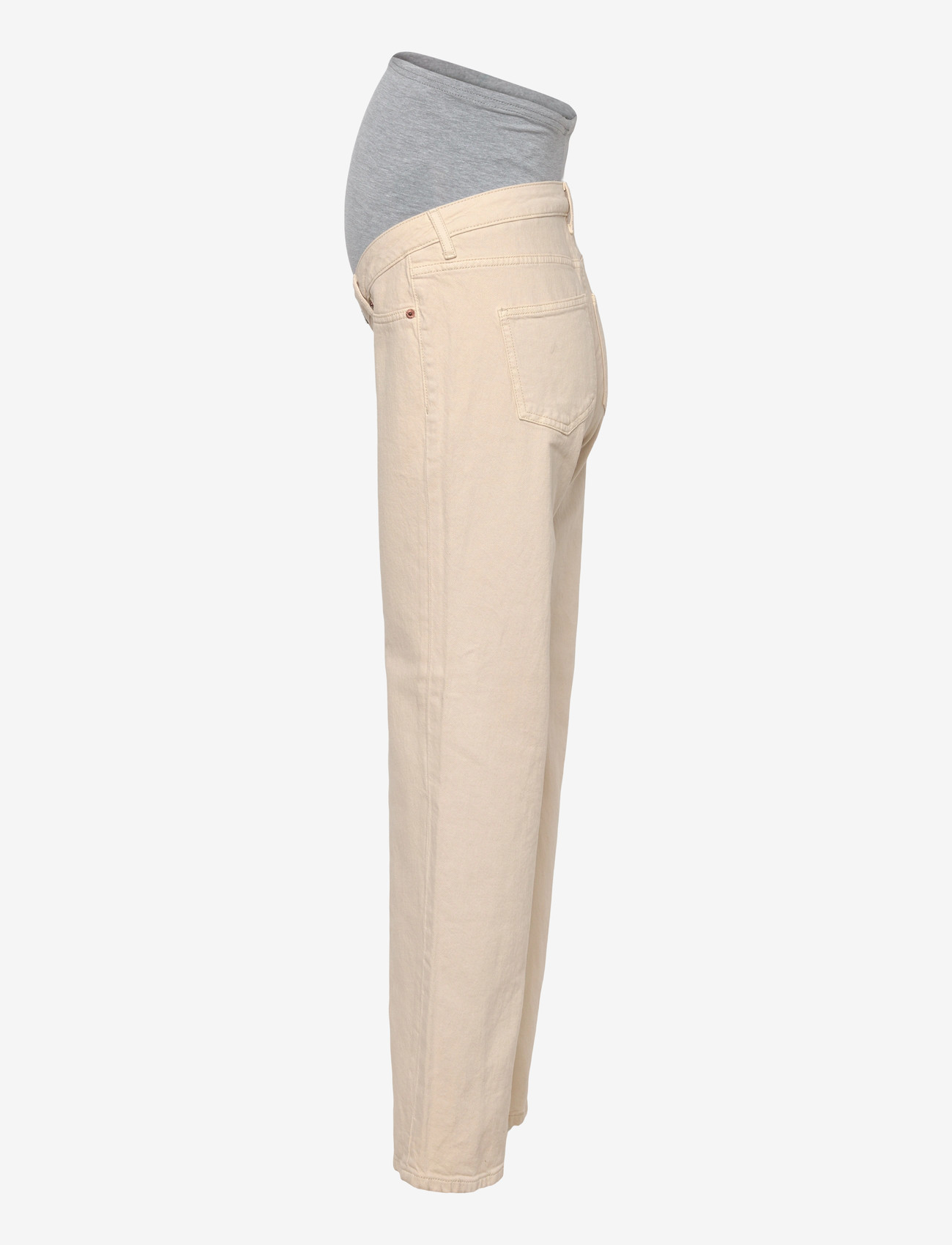 Vero Moda Maternity - VMMTESSA WIDE JEANS ECRU - hosen - ecru - 3