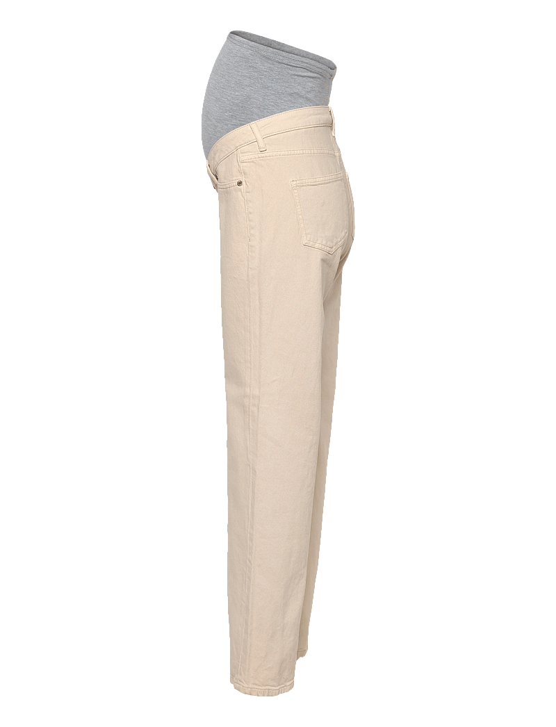 Vero Moda Maternity - VMMTESSA WIDE JEANS ECRU - hosen - ecru - 3
